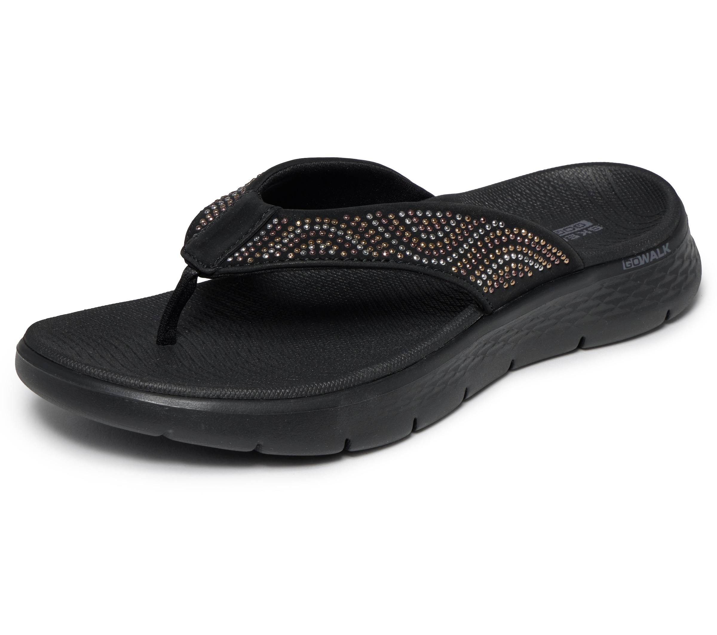 Skechers Zehentrenner »GO WALK FLEX SANDAL«  Sommerschuh, Badeschuh, Strandschuh mit Nietenverzierung