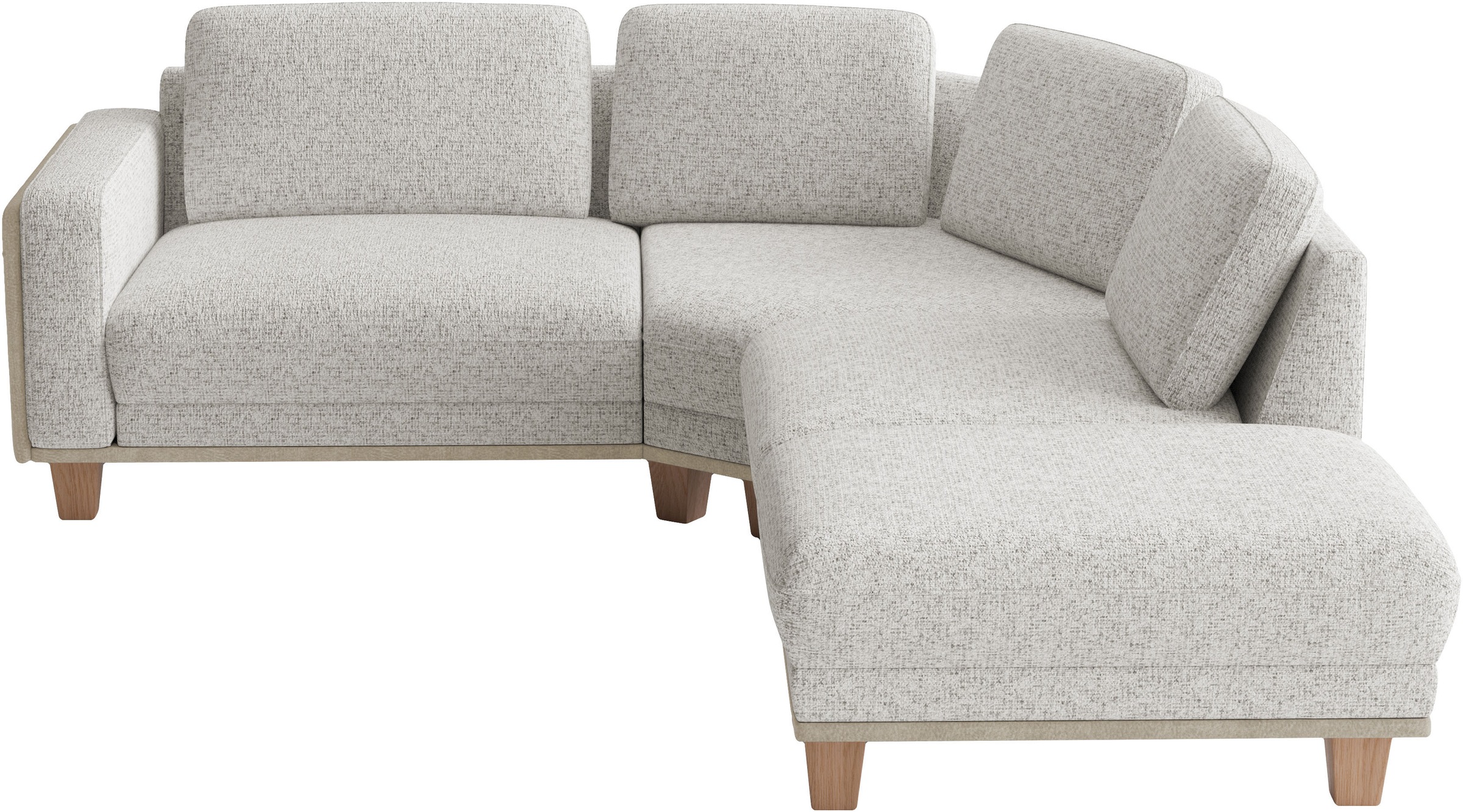 sit&more Ecksofa »Concept« Modernes Sofa in drei Fussfarben zur Auswahl