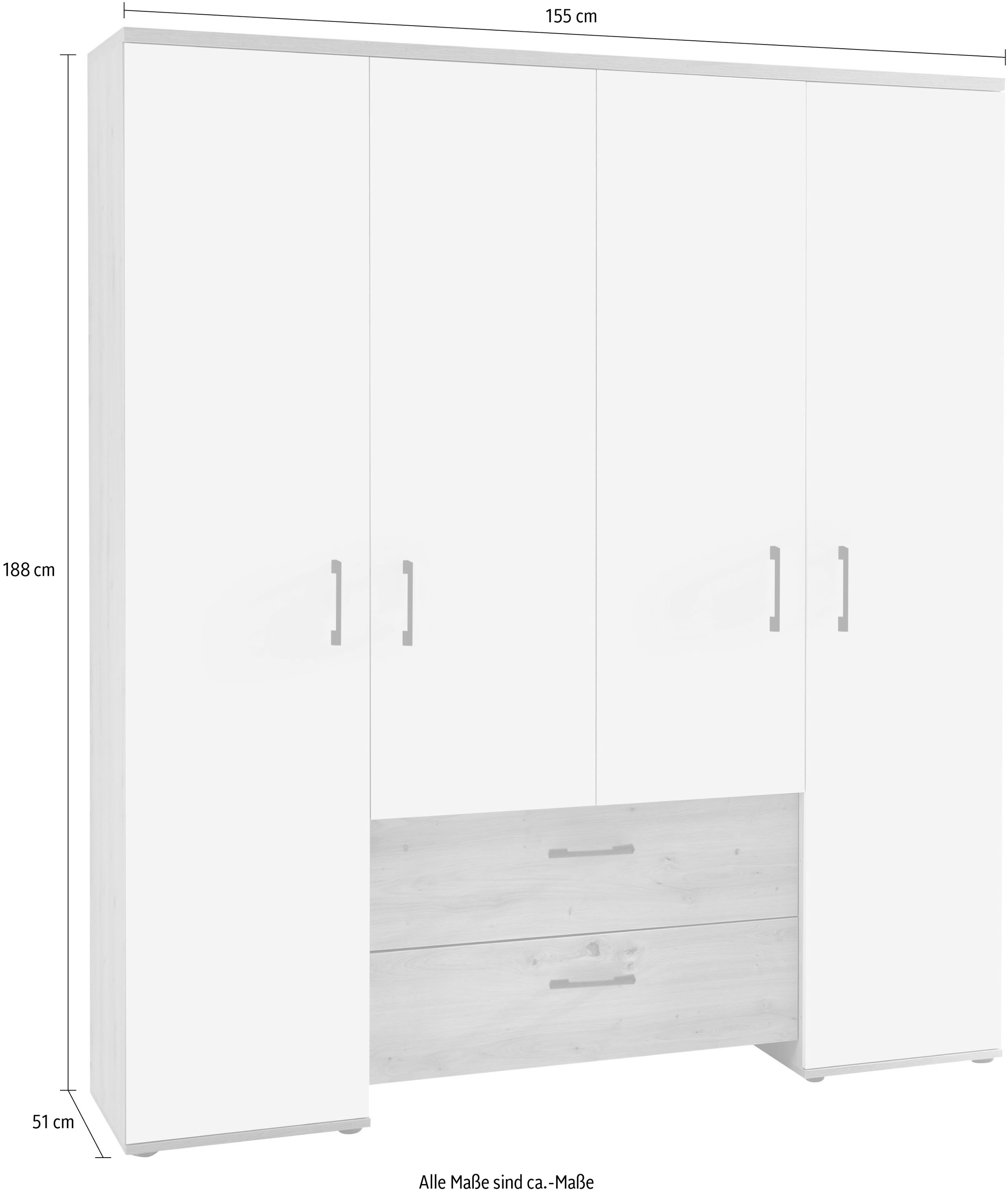 Mäusbacher Drehtürenschrank »Cindy«