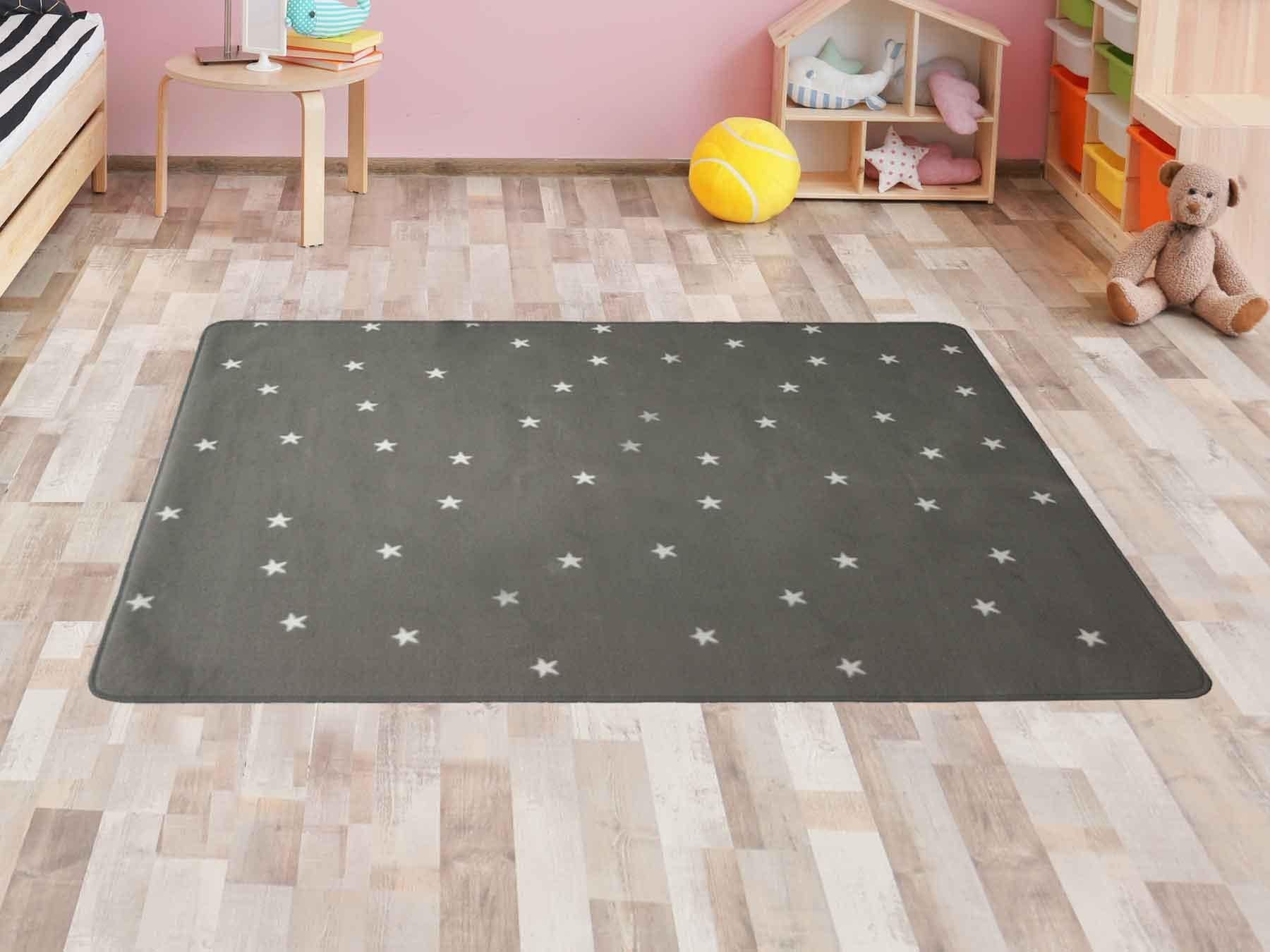 Primaflor-Ideen in Textil Kinderteppich »STELLA«, rechteckig, Motiv Sterne, Kinderzimmer