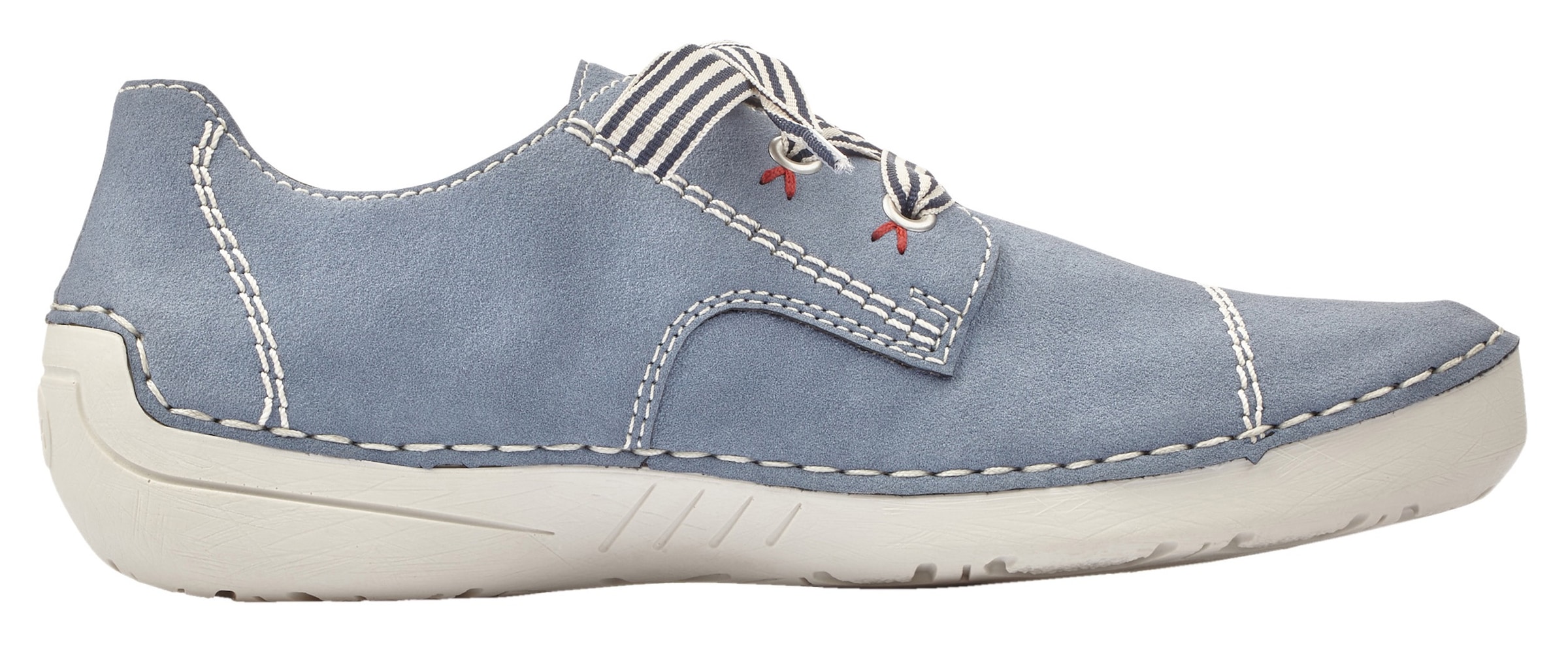 Rieker Schnürschuh  , Halbschuh, Freizeitschuh, Schnürer mit toller Ziernaht