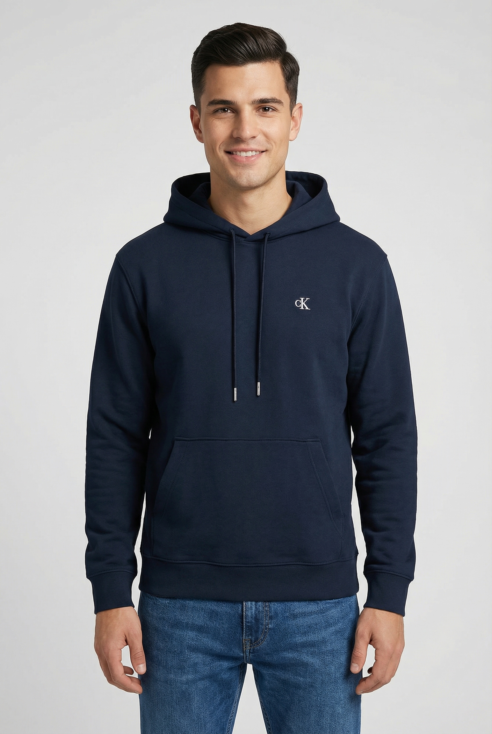 Image of Calvin Klein Jeans Sweatshirt "MONOGRAM HOODIE", regular fit, Kapuze, Logostickerei