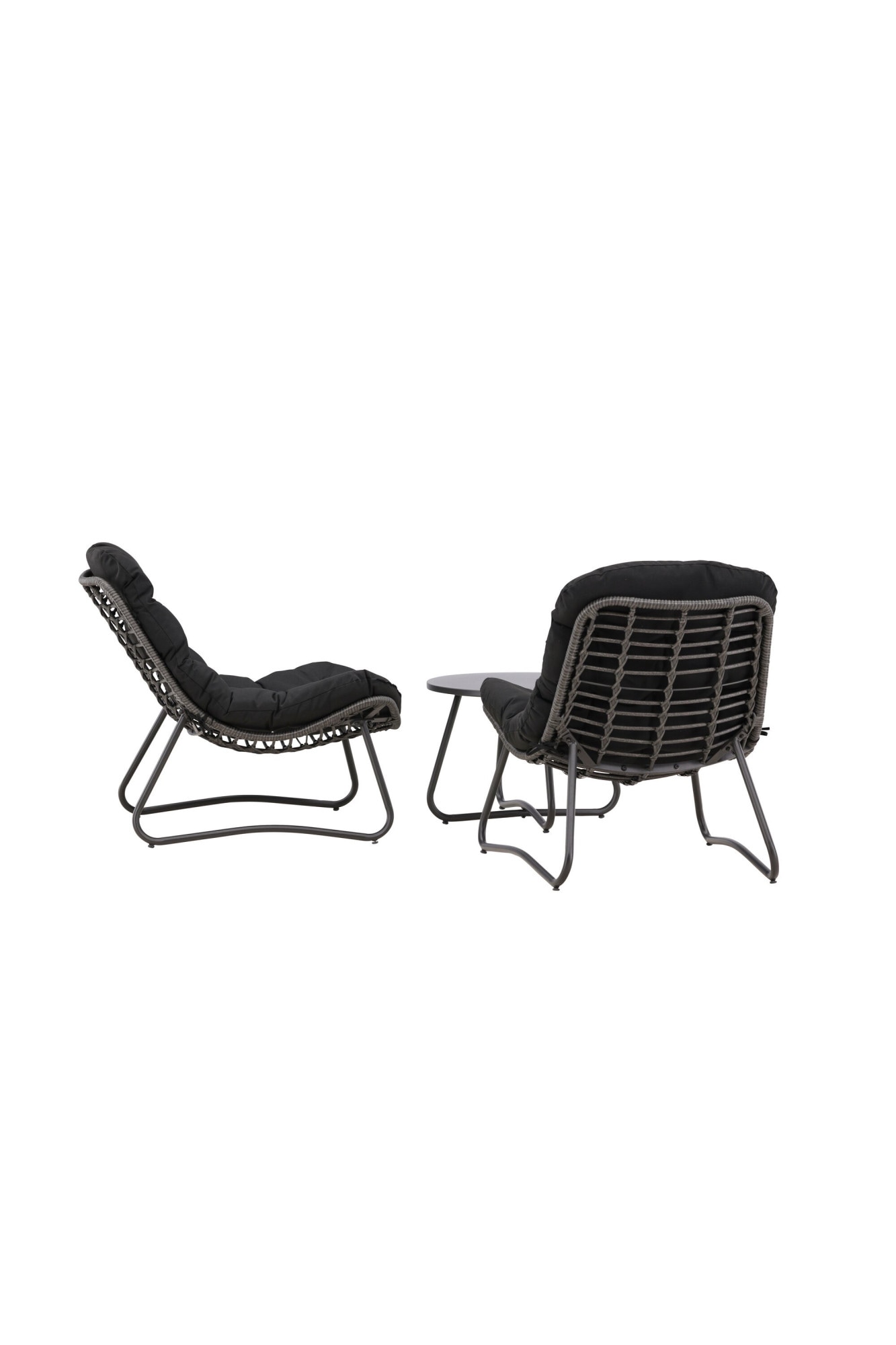 Venture Home Gartenlounge-Set »Cala, grosszügiges Outdoor-Set für hohen Sitzkomfort« 3 tlg. Loungemöbel rund, Stoffbezug, angenehm, weich