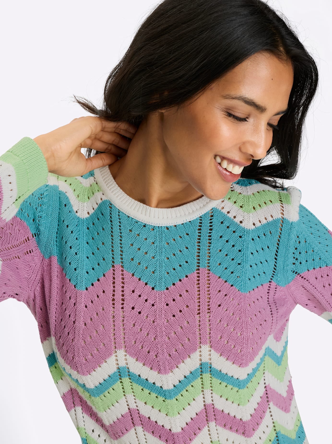 Classic Basics Pull ajouré »Ajour-Pullover«