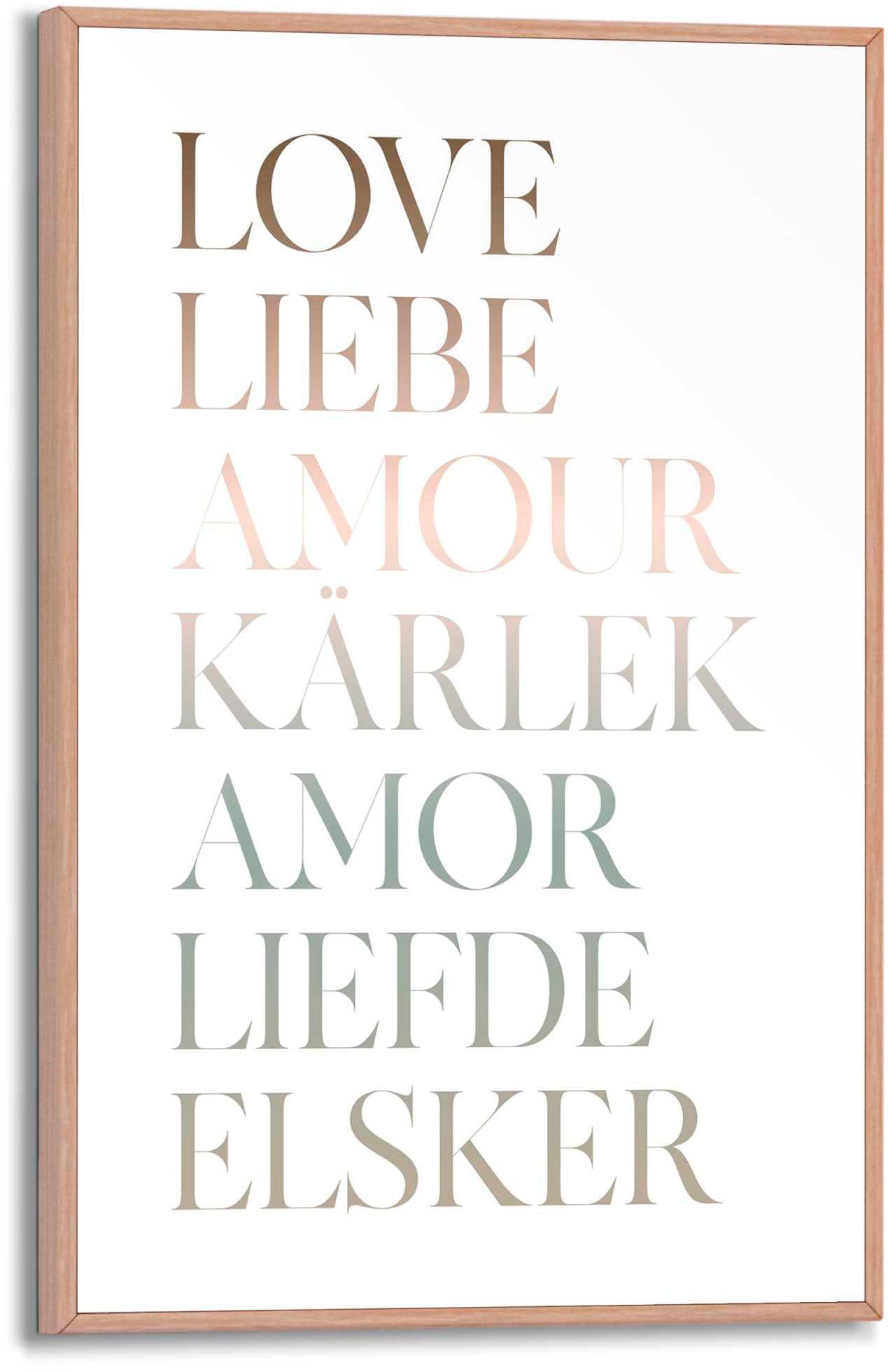Image of Reinders Poster "Liebe"