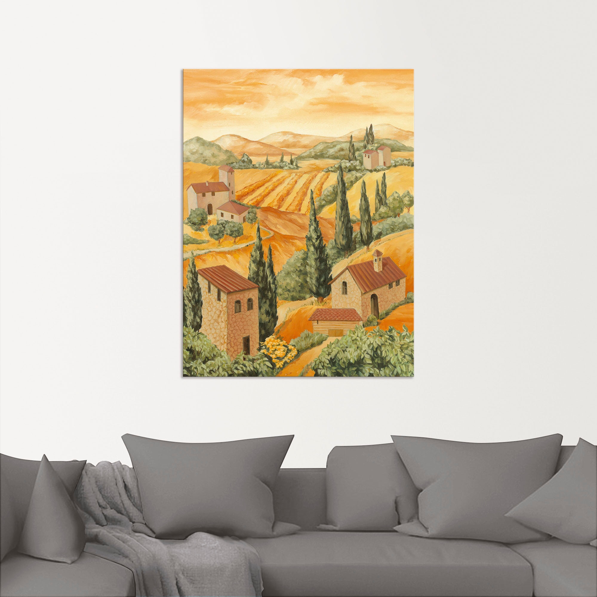 Artland Wandbild »Italien Toscana«, Europa, (1 St.), als Alubild, Outdoorbild, Leinwandbild, Poster in verschied. Grössen