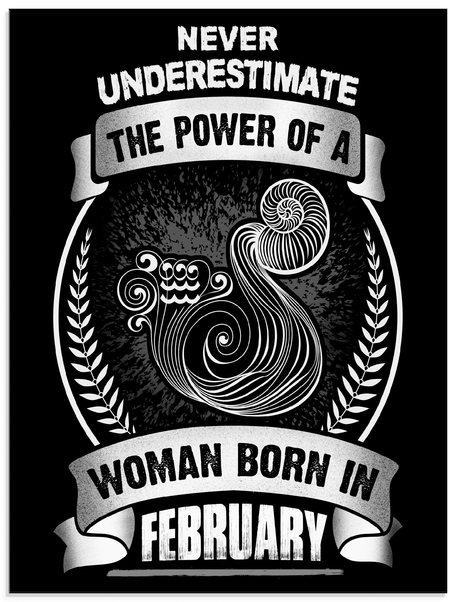 Image of Artland Glasbild »Sternzeichen Mottospruch Februar«, Sprüche & Texte, (1 St.) bei Ackermann Versand Schweiz