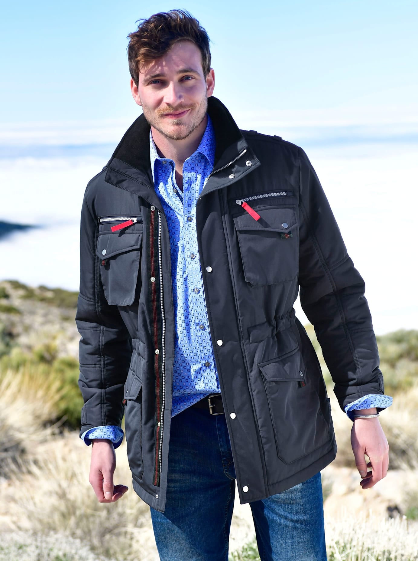 Image of Marco Donati Allwetterjacke mit Kapuze