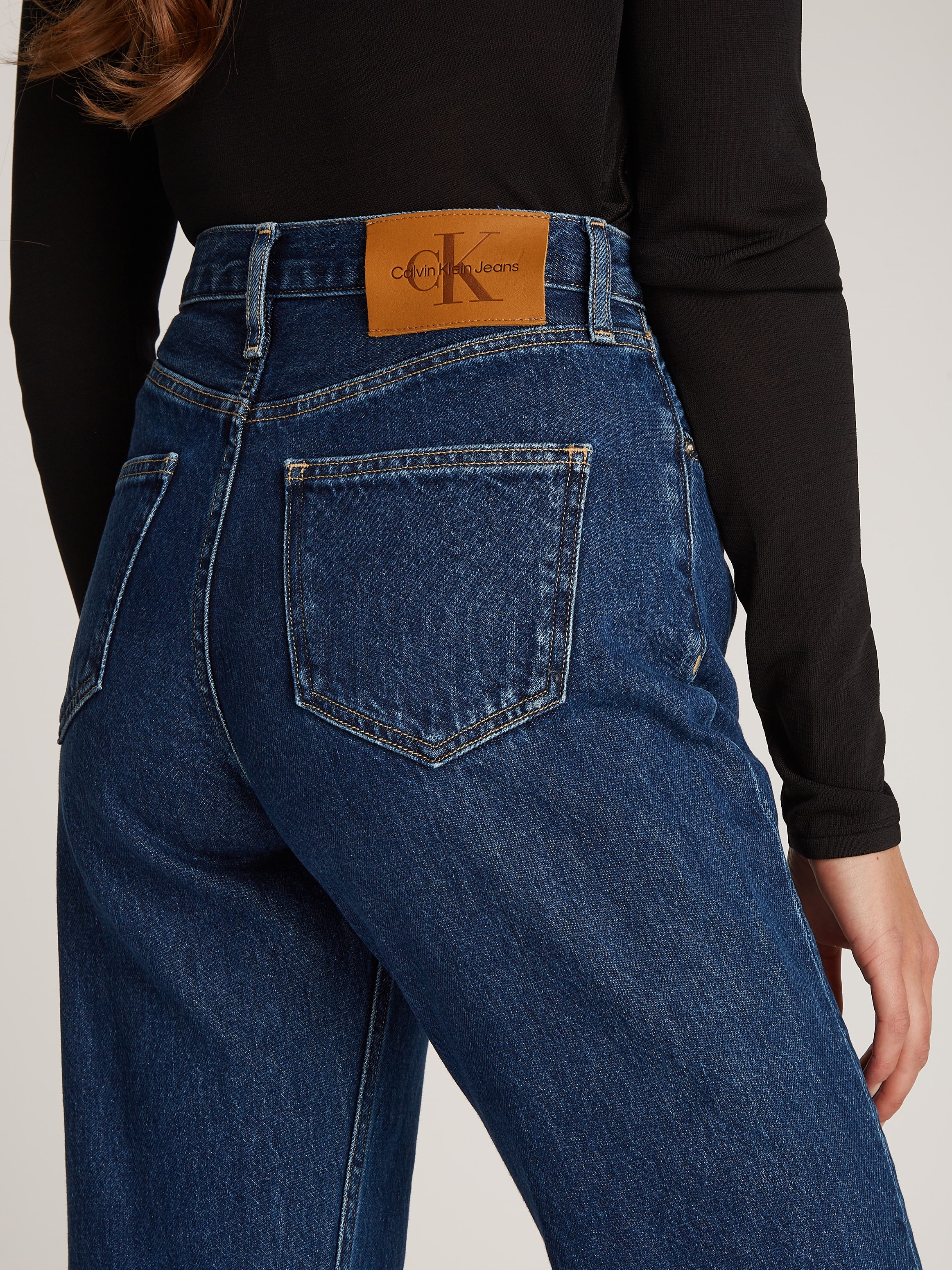 Calvin Klein Jeans Bootcut-Jeans »AUTHENTIC BOOTCUT«, mit stoned wash Optik, mit Coinpocket