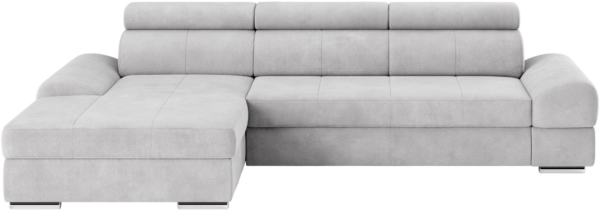 sit&more Ecksofa »Broadway L-Form«, inklusive Kopfteilverstellung, wahlweise mit Bettfunktion