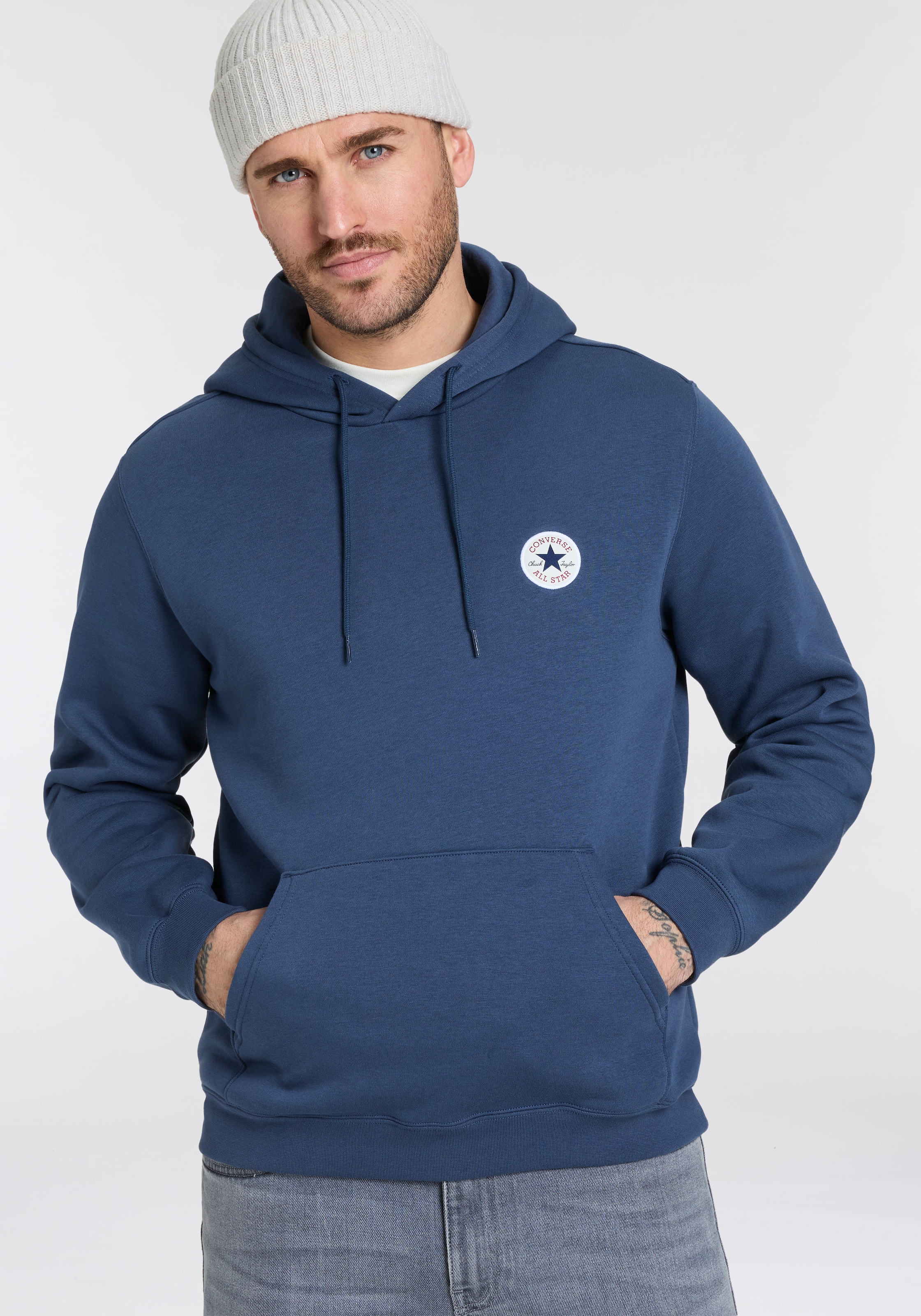Converse Kapuzensweatshirt »CONVERSE GO-TO CHUCK TAYLOR PATCH HOODIE«, (1 tlg.)
