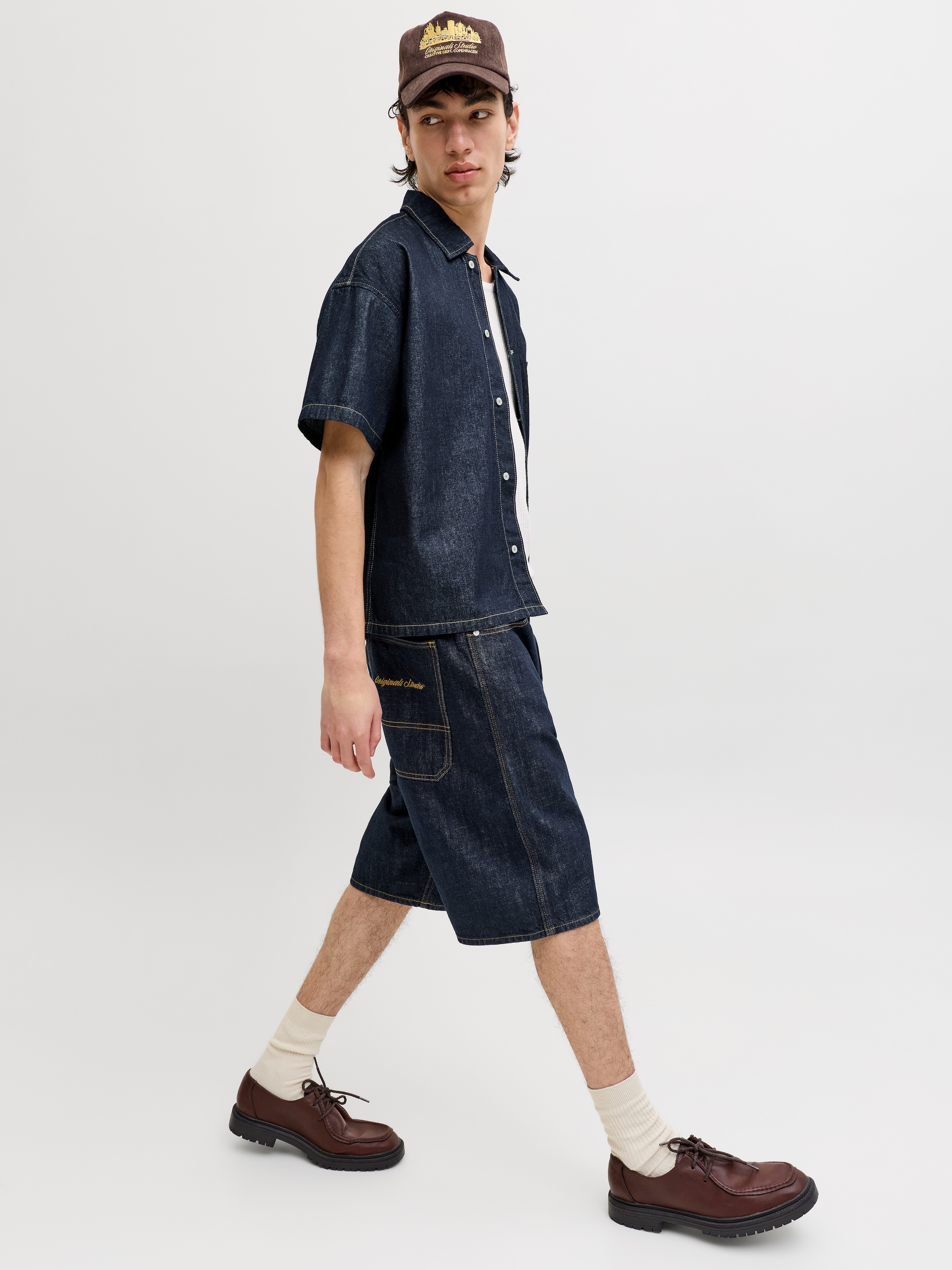 Jack & Jones Pantalon 3/4 »JJIALEX JJNORREBRO SHORTS SQ 400«  style Five-Pocket