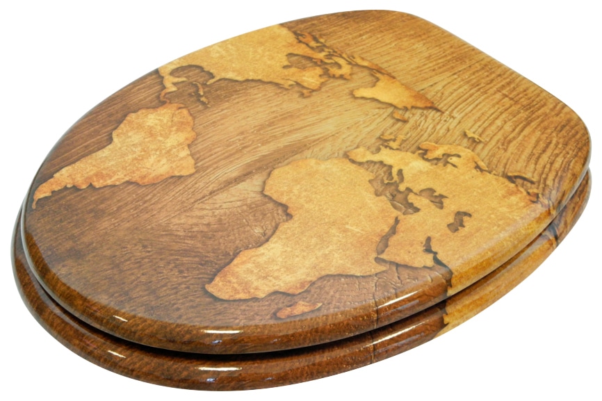 Sanilo WC-Sitz »World Map«, mit Absenkautomatik