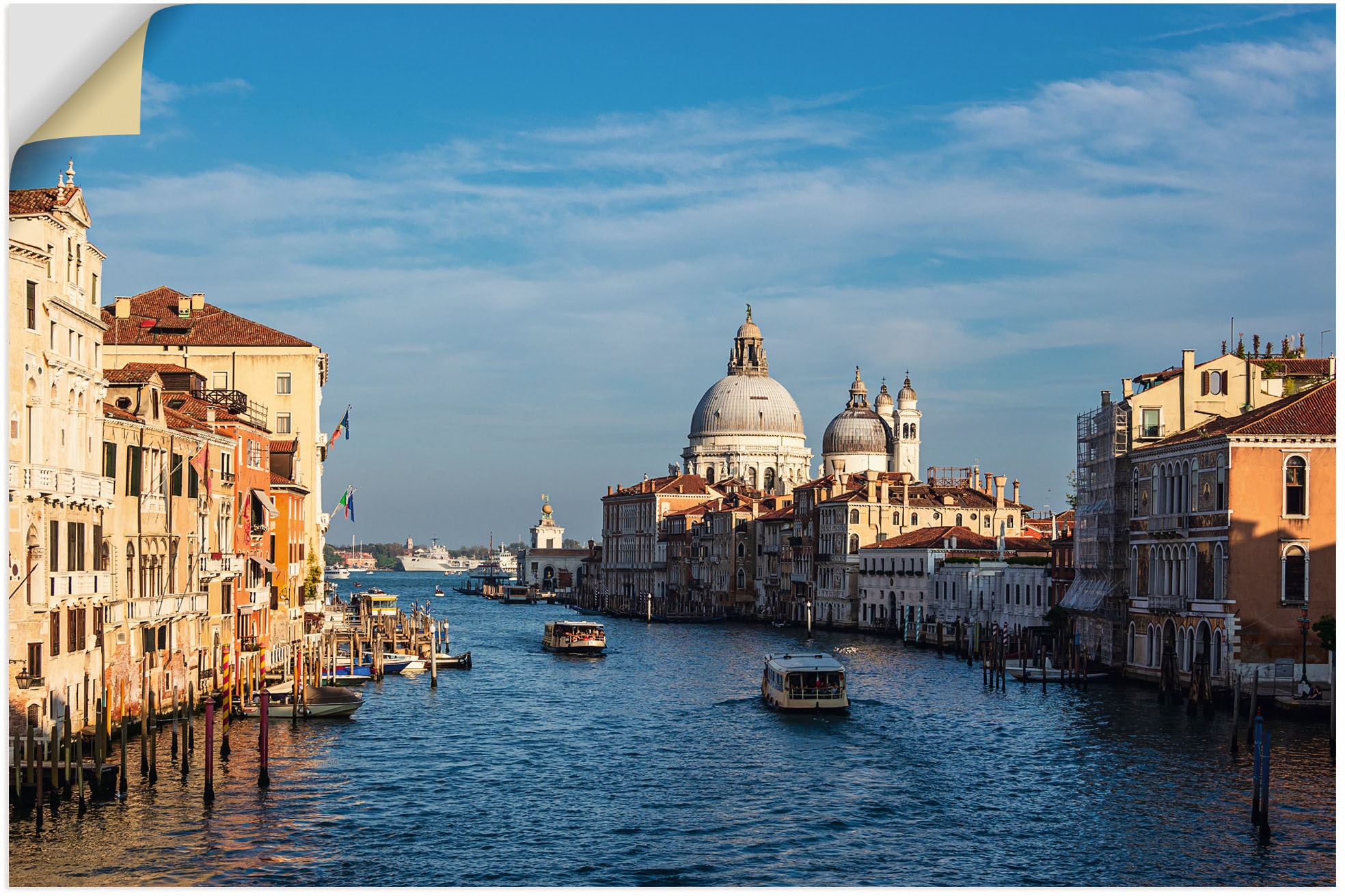 Wandbild »Kirche Santa Maria della Salute Venedig«, Venedig, (1 St.), als Poster,...