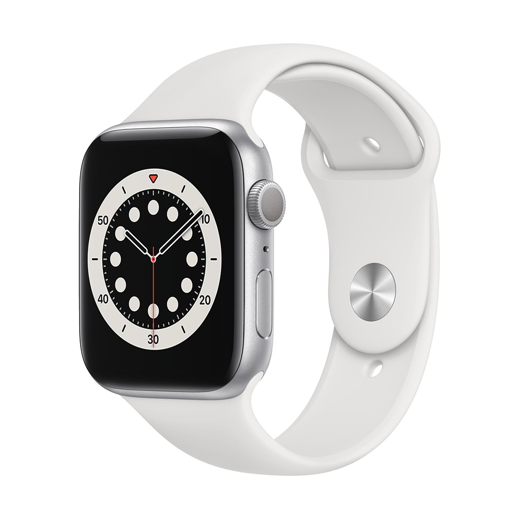 Image of Apple Smartwatch »Serie 6, GPS, 44 mm Aluminium-Gehäuse mit Sportarmband«, (Watch OS M00D3FD/A) bei Ackermann Versand Schweiz