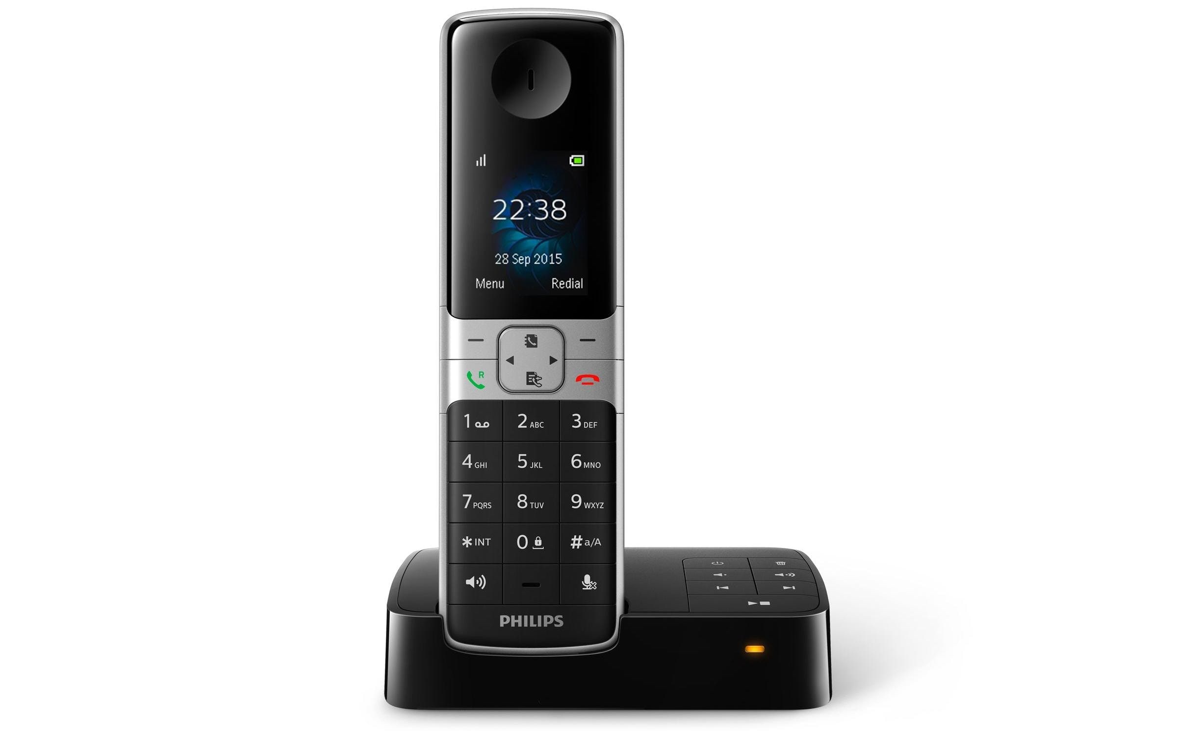 Philips Schnurloses DECT-Telefon »Philips D6351B Schwarz«