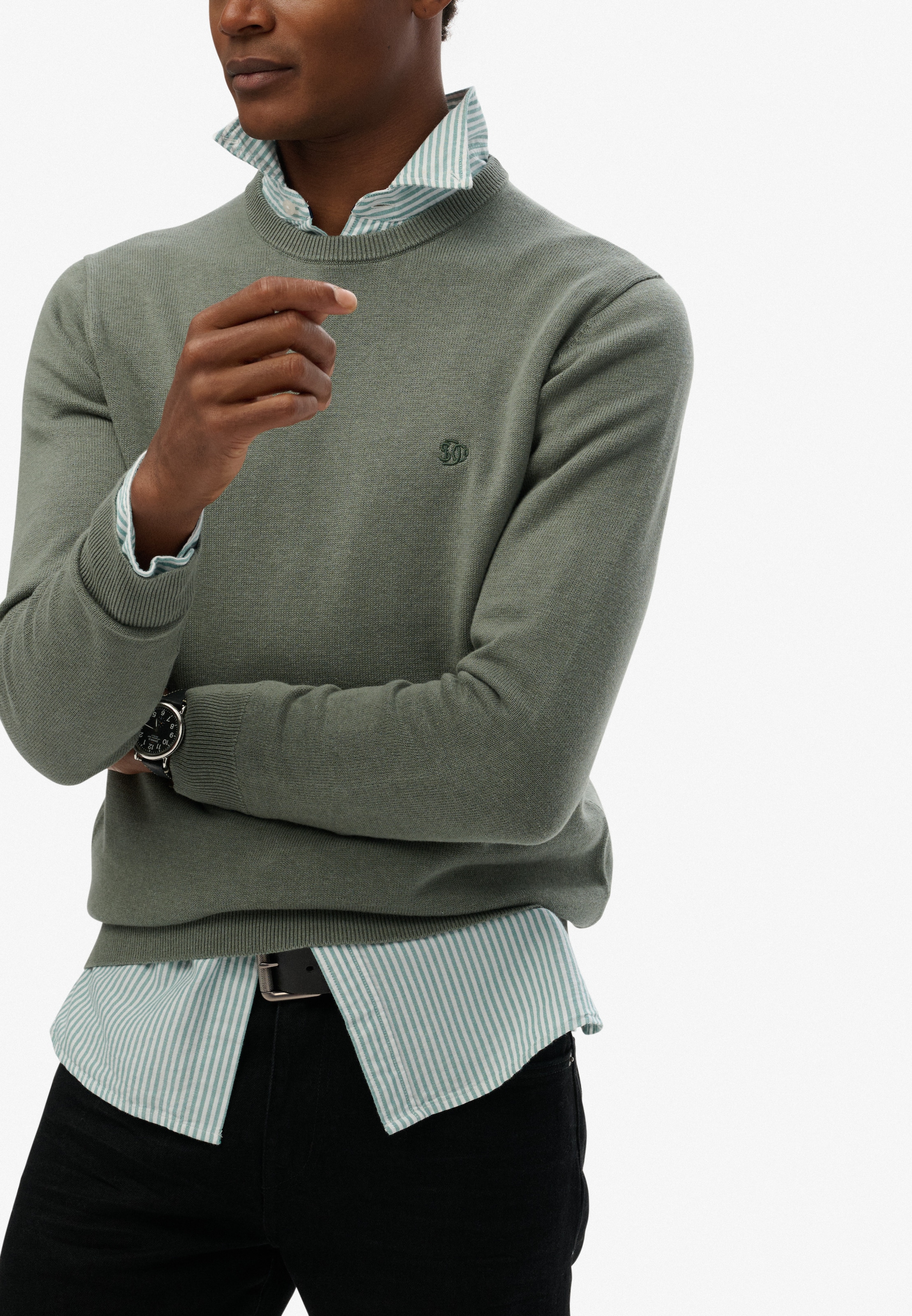 Image of Superdry Strickpullover "ESSENTIALS COTTON JUMPER"