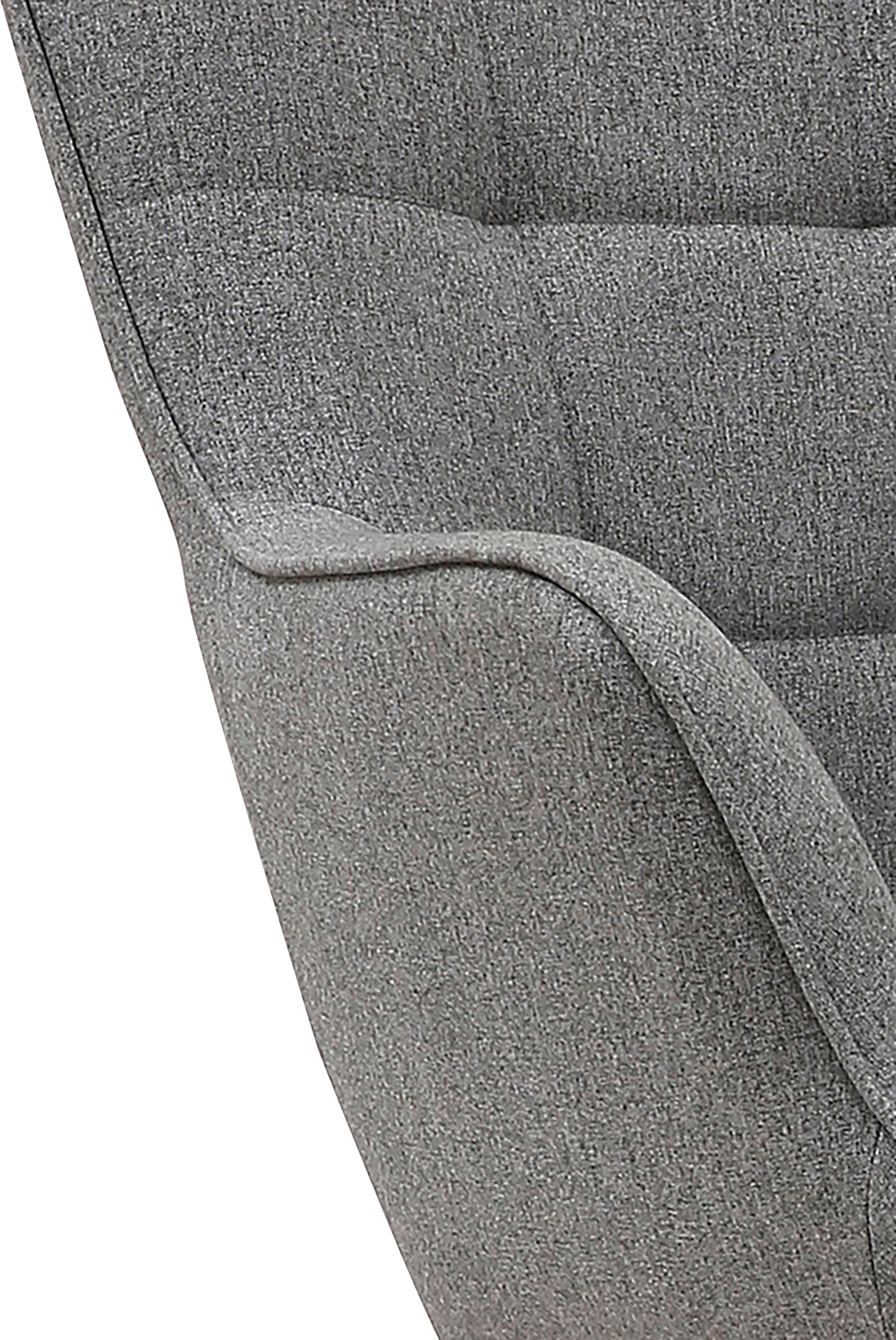 Homexperts Schaukelsessel »Rocky«, moderne Metallbeine mit Holzkufe, in Webstoff oder Cord erhältlich