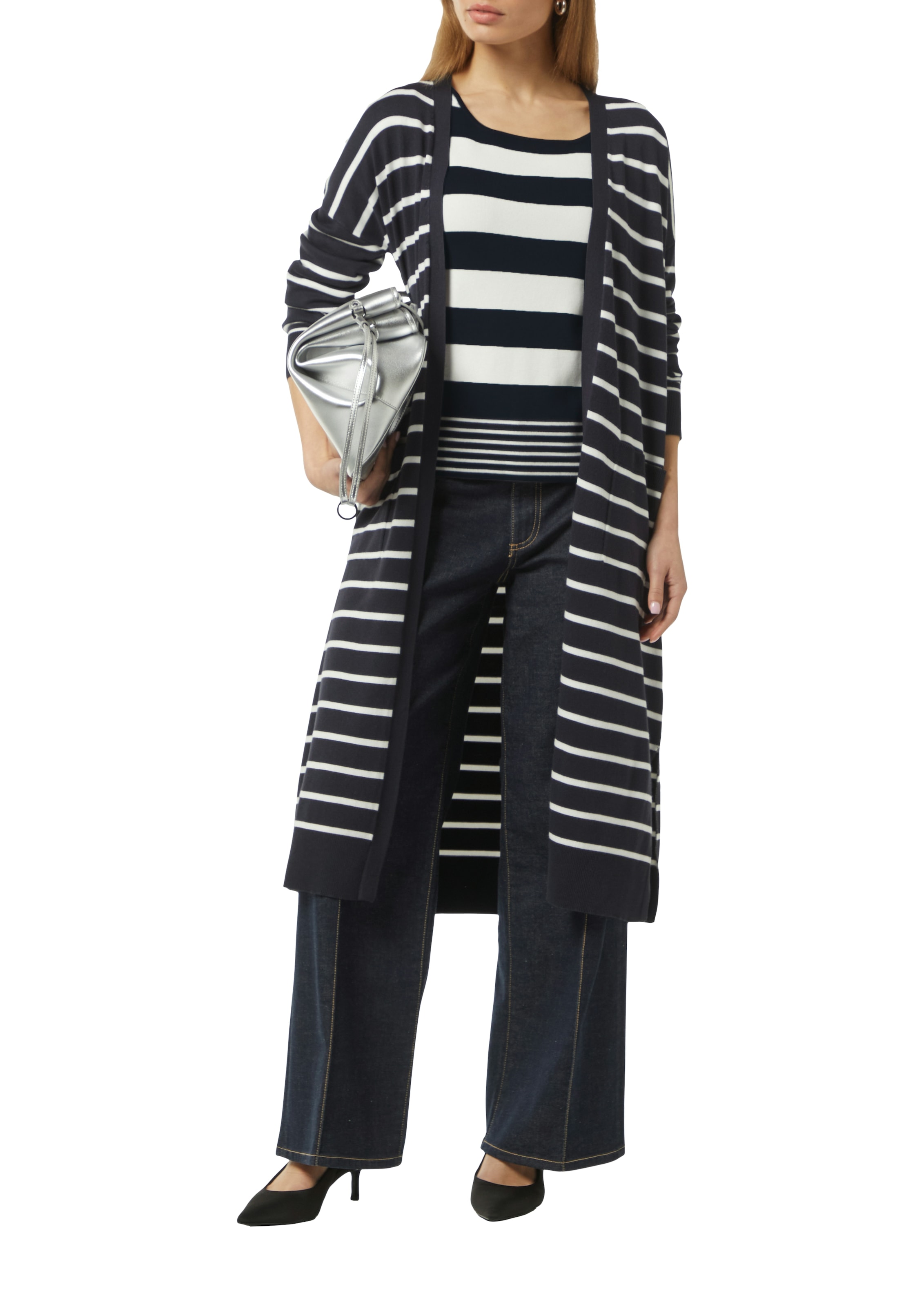 Comma Strickpullover im Streifen-Design