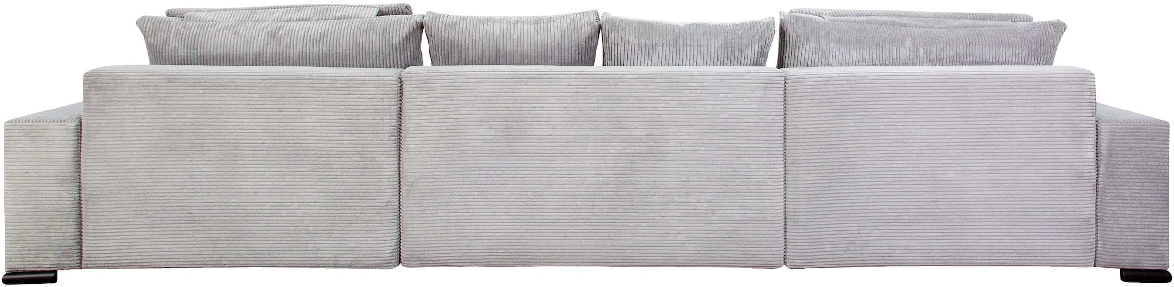 COLLECTION AB Wohnlandschaft »XXXL-Josy Relax U-Form Breite 352 cm, mit 2 gleich grossen Recamieren«, inkl. Bettfunktion, Bettkasten, mit 4 Rückenkissen in zwei Grössen