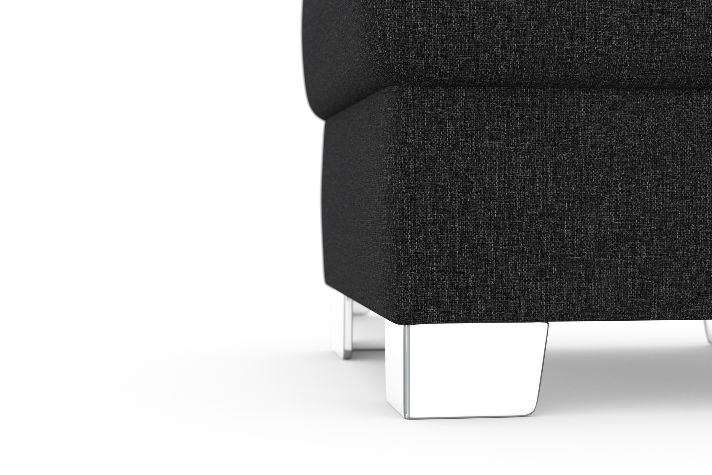 DOMO collection Hocker »Anzio«, wahlweise mit Federkern
