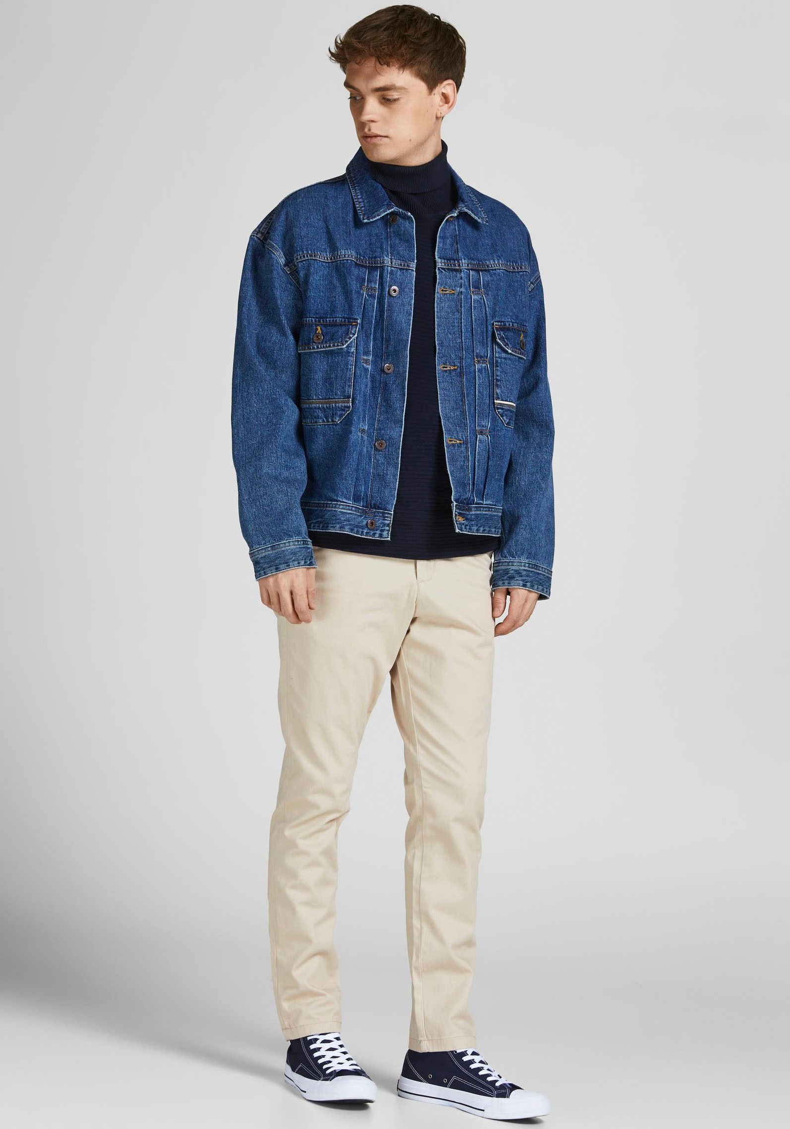 Jack & Jones Chinos »JPSTMARCO mit Stretchkomfort und schmalem Bein«  Baumwollmischung, slim fit