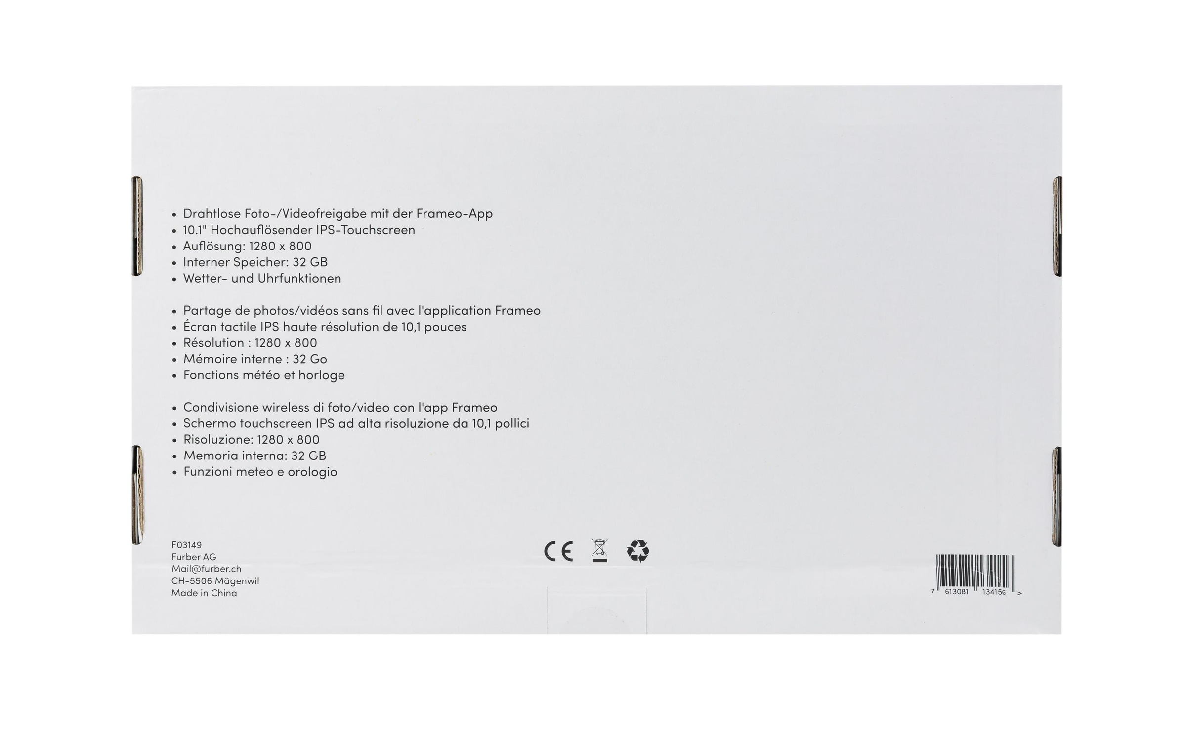 Cocon Digitaler Bilderrahmen 1280 x 800 px Pixel