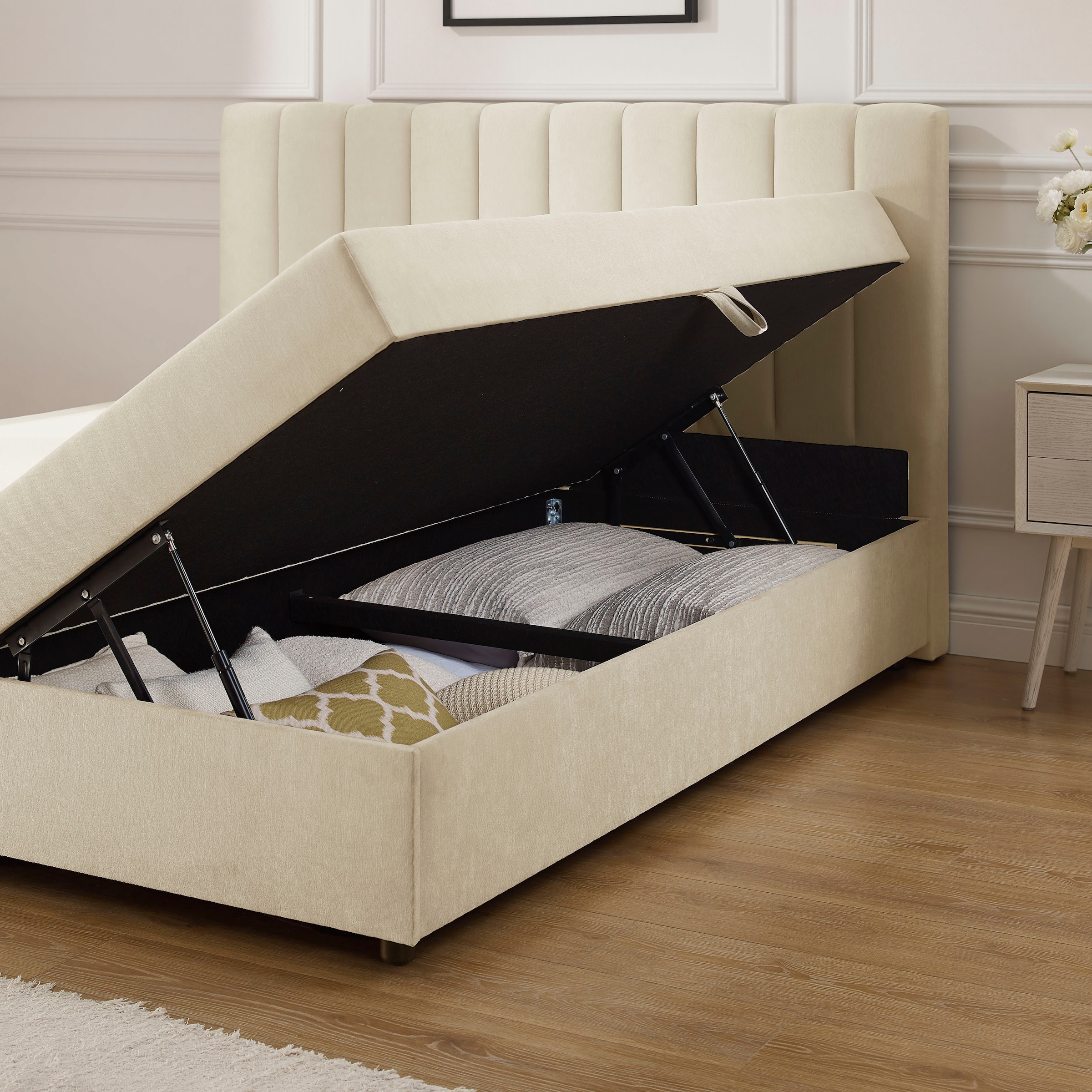 GOODproduct Boxbett »Haileyy inkl. Bettkasten und Topper, Liegefläche 180x200cm« erhältlich in der Grösse 180x200 cm, inkl. Aufbauvideo