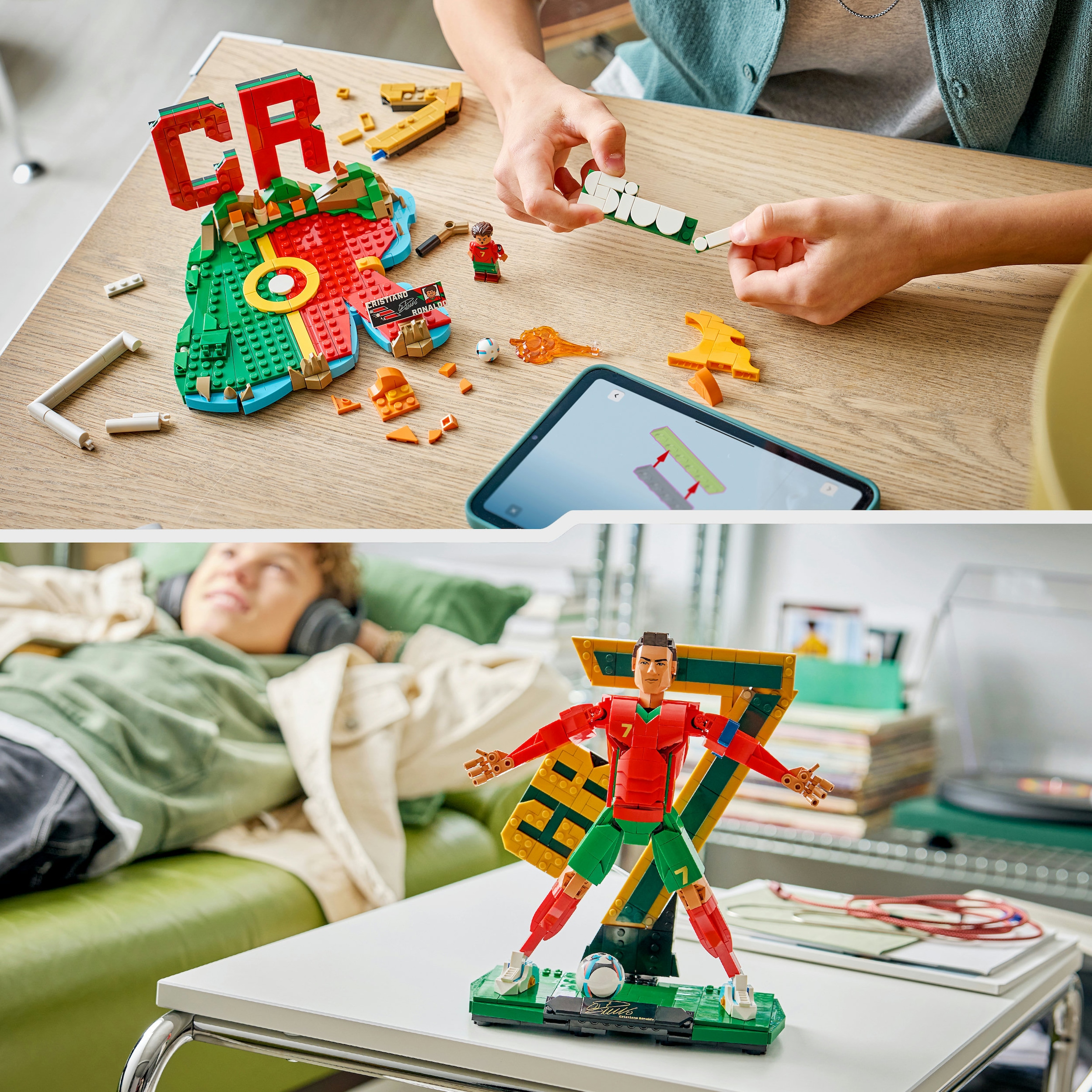 LEGO® Pions de construction »Cristiano Ronaldo – Fussballlegende (43016), LEGO Editions Football«