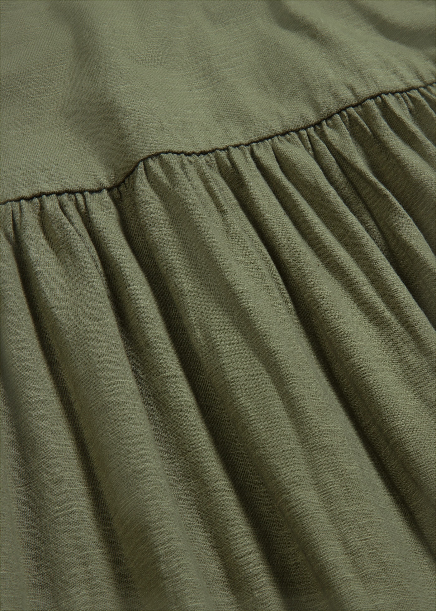 bonprix Midikleid »Midikleid aus reiner Baumwolle« aus reiner Baumwolle, lockere Passform, mit Schlitzdetail