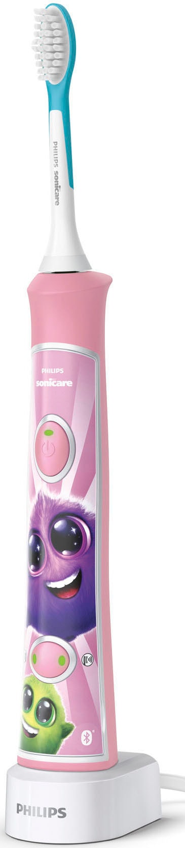 Philips Sonicare Elektrische Kinderzahnbürste »HX6352/42« 2 Stk. Aufsteckbürsten mit interaktiver Zahnputz-App
