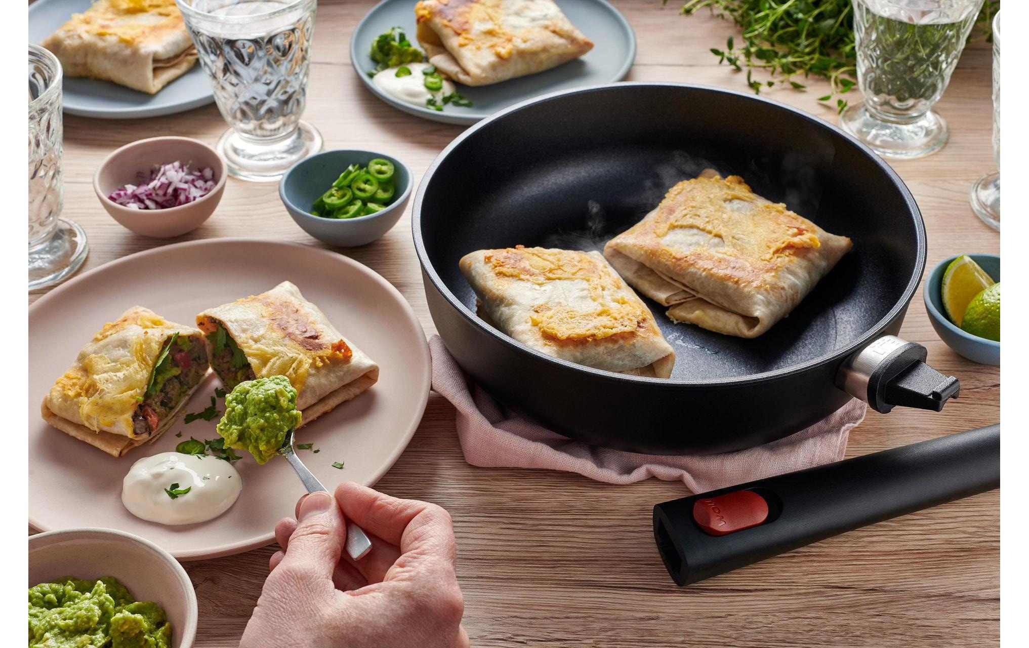 WOLL Bratpfanne »Eco Lite mit abnehmbarem Griff« Aluminium