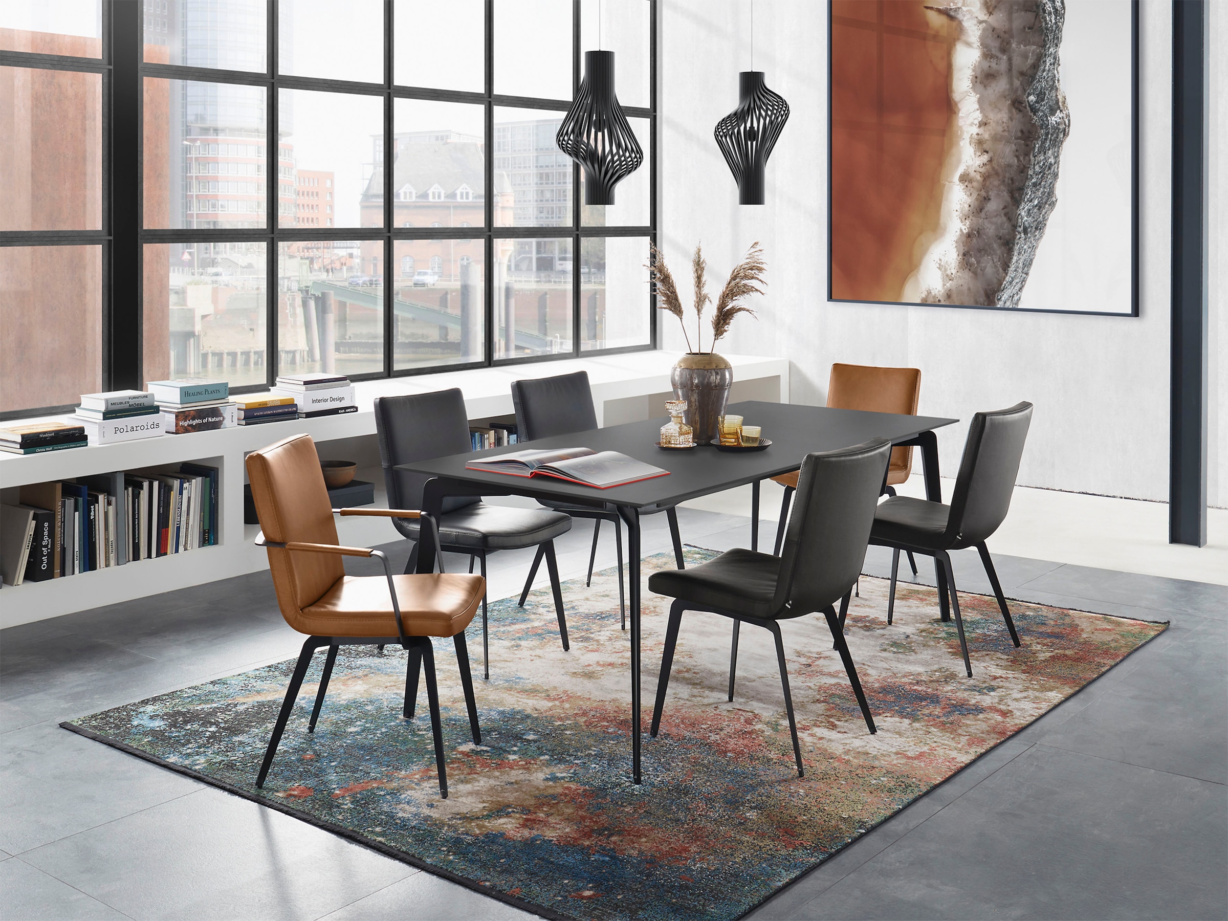 WK WOHNEN Teppich »LUXURY FOUR« rechteckig 7 mm Höhe fein eingefasst, sowie speziell veredelt, besonders flache Struktur