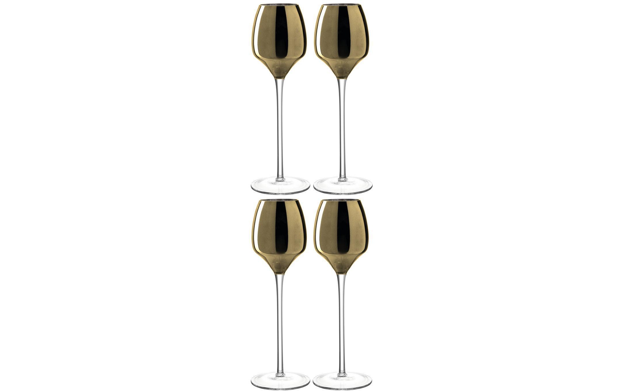 Image of LEONARDO Tischkerzenhalter »Cibo 29 cm Goldfarben, 4 Stück«, (4 St.) bei Ackermann Versand Schweiz