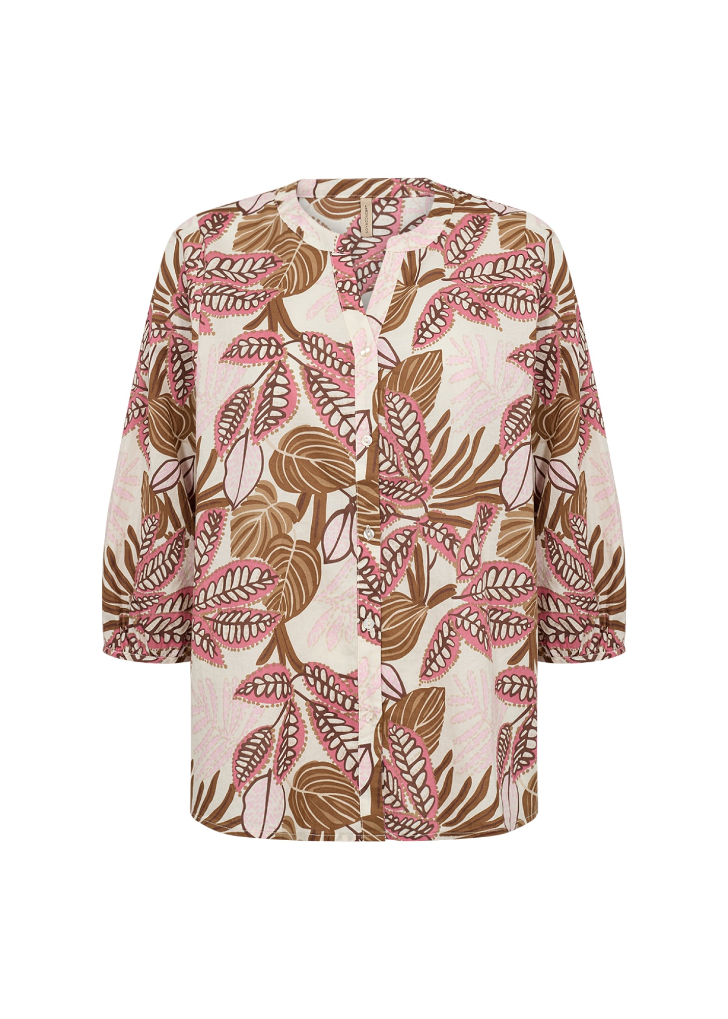 soyaconcept Druckbluse »SC-CAM 2« im Tunika-Stil mit floralem Alloverprint