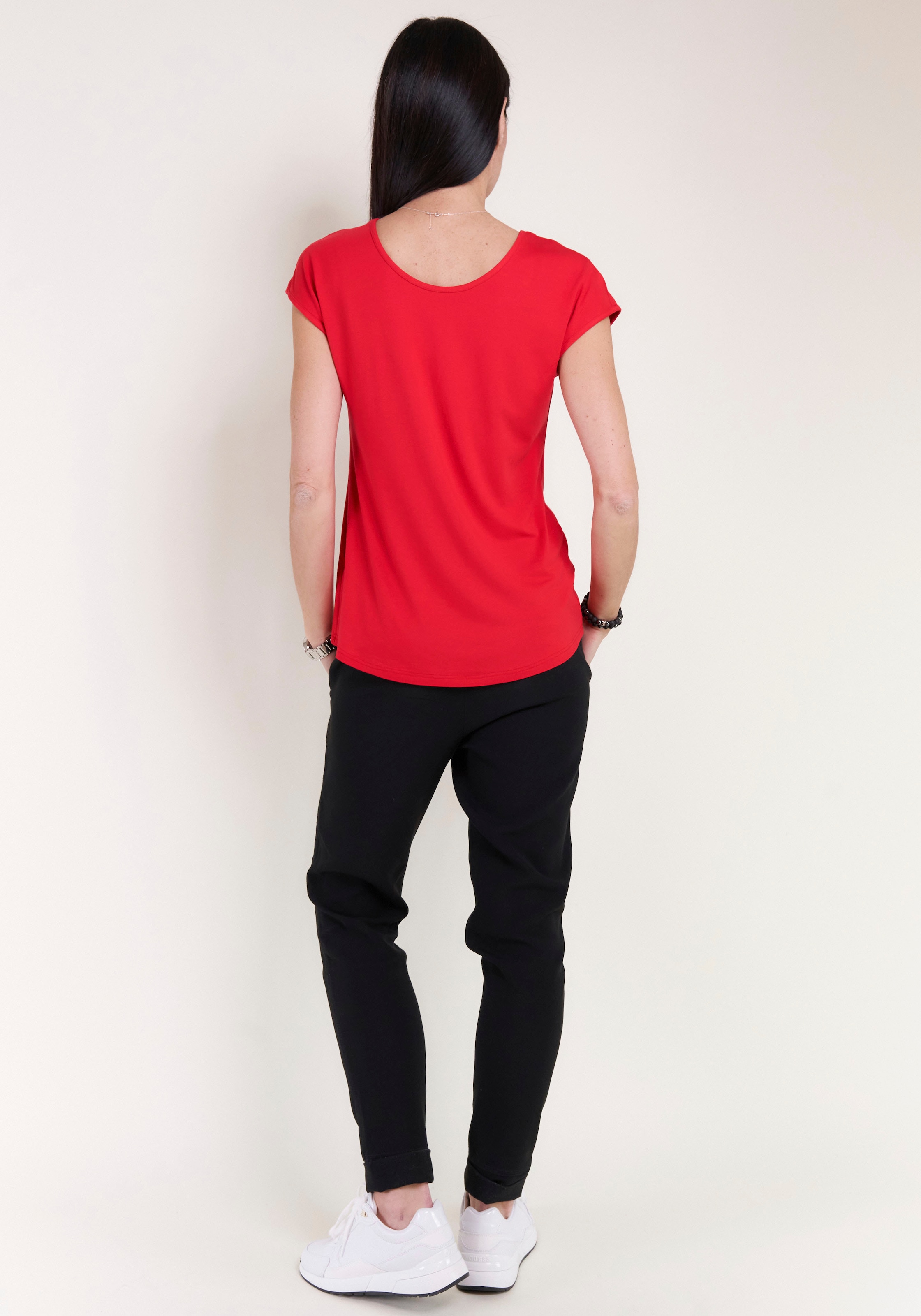 Seidel Moden T-Shirt, mit V- oder rundem Ausschnitt, MADE IN GERMANY