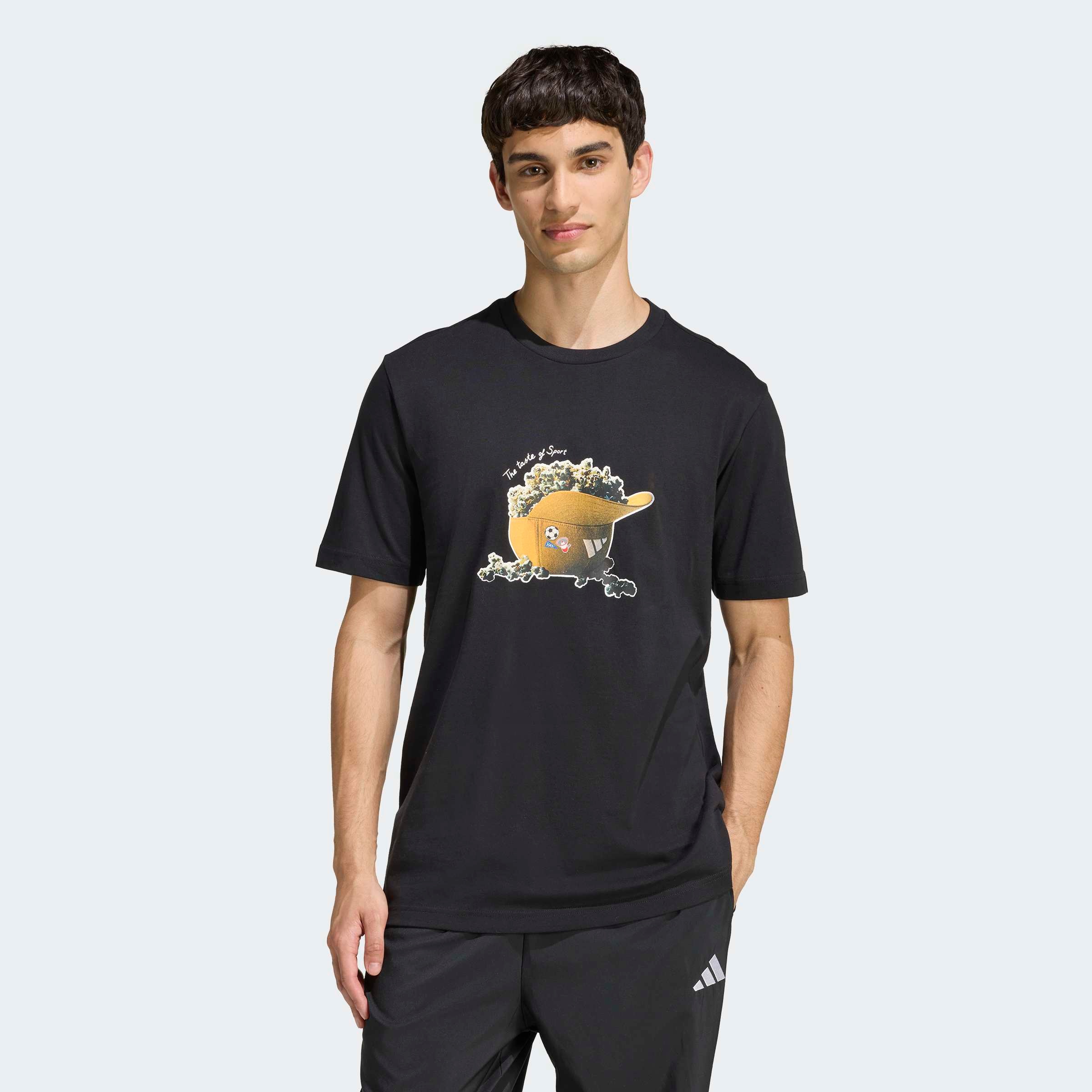 Image of adidas Sportswear T-Shirt "SNACK POPCORN GRAFIK"