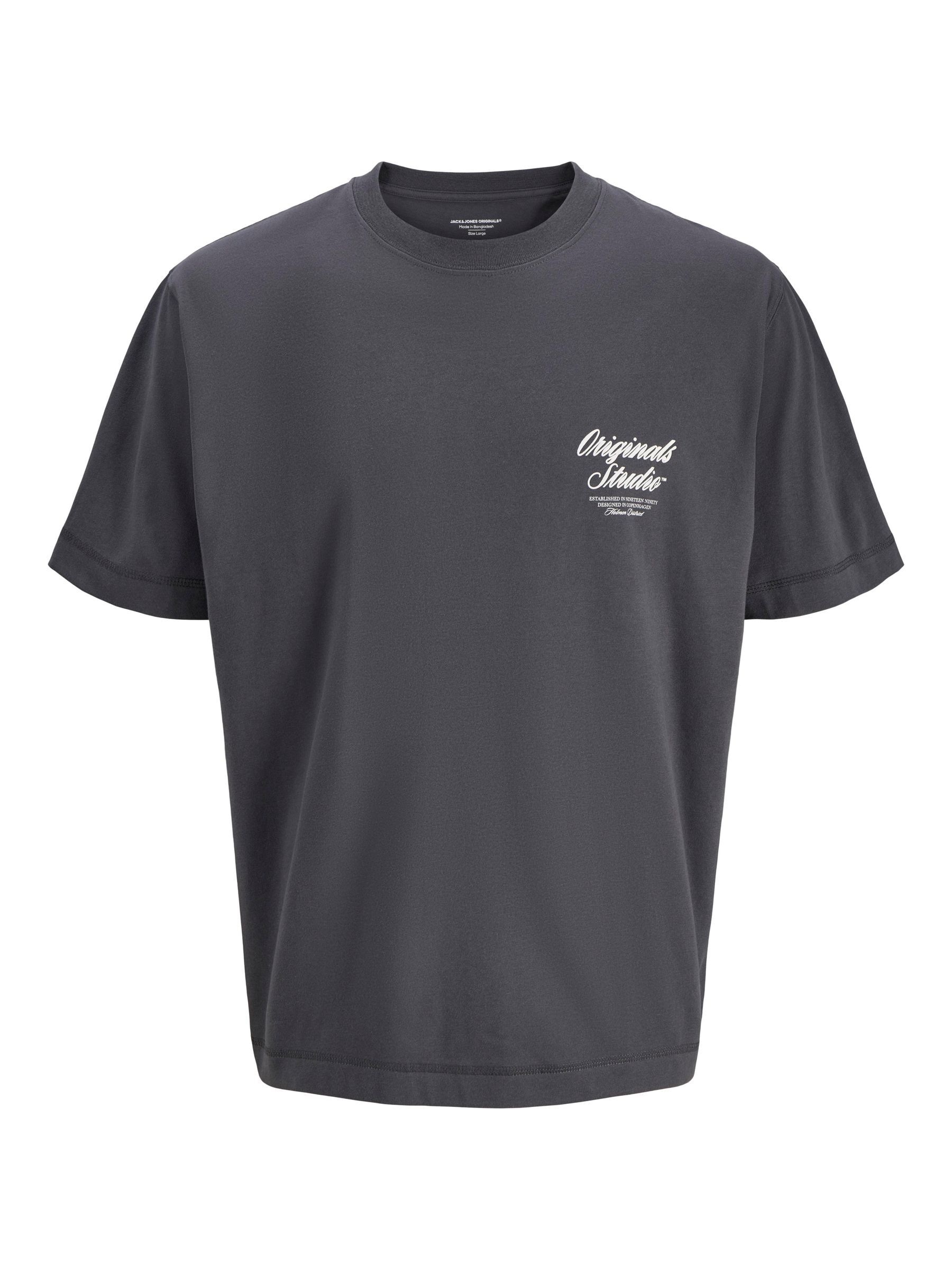 Jack & Jones PlusSize Kurzarmshirt »JORNORREBRO TYPO TEE SS CREW NECK  PLS« Baumwolle, regular fit