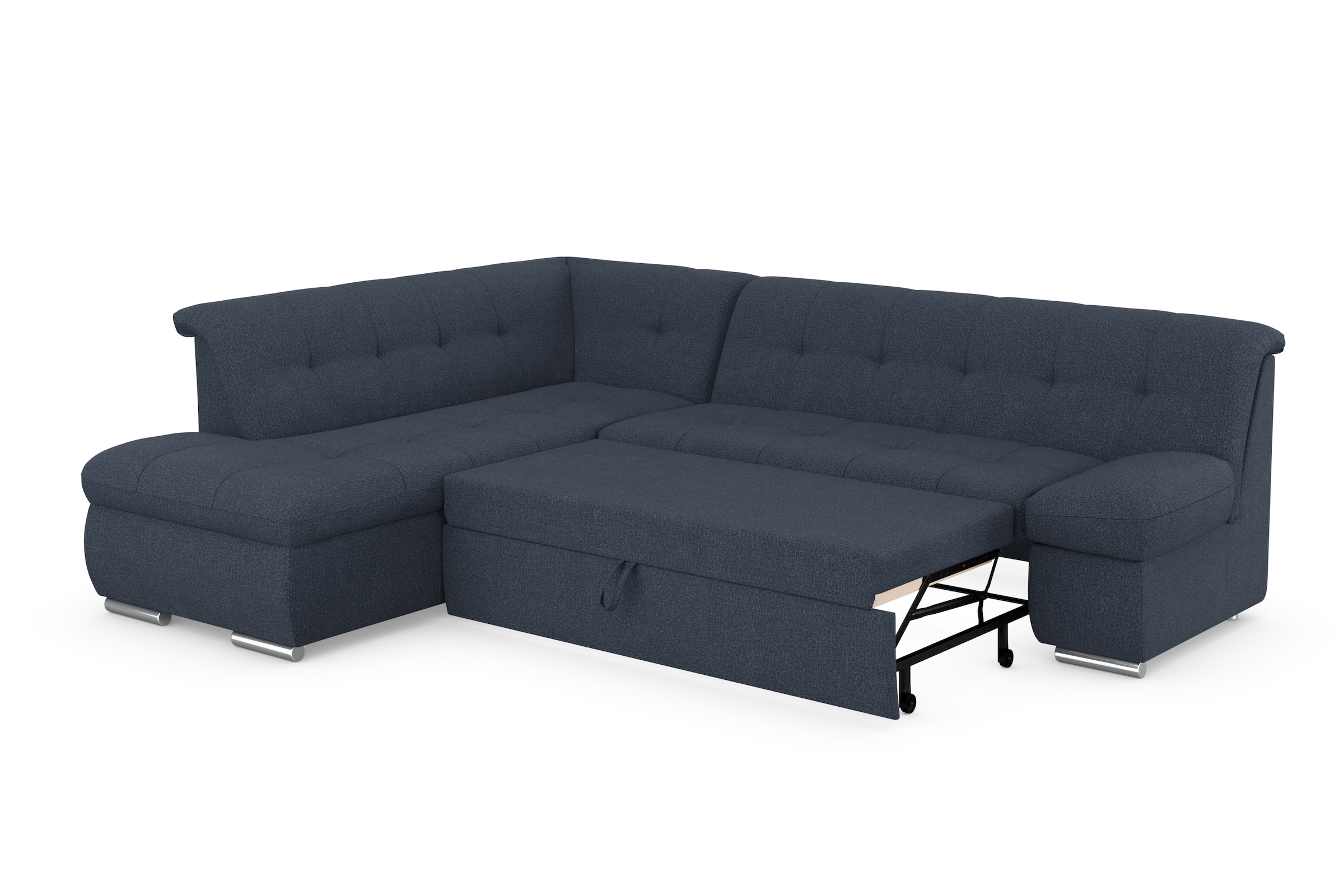 DOMO collection Ecksofa »Mona L-Form«, wahlweise mit Bett- und Armlehnfunktion