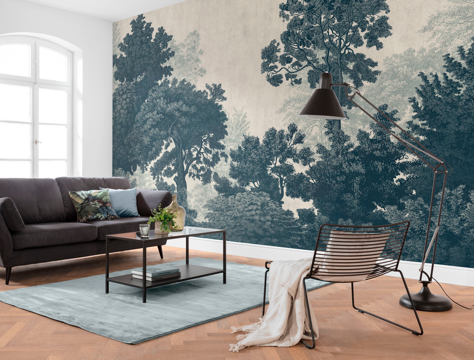 Image of Komar Fototapete "Digitaldruck Vlies - Unfading Trees - Grösse 400 x 250 cm" bedruckt glatt Wohnzimmer, Schlafzimmer