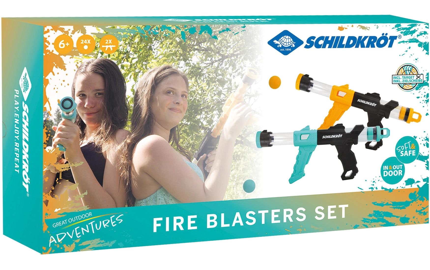 Schildkröt Funsports »Schildkröt Fire Blaster Set Schaumkugel-Popperpistolen«