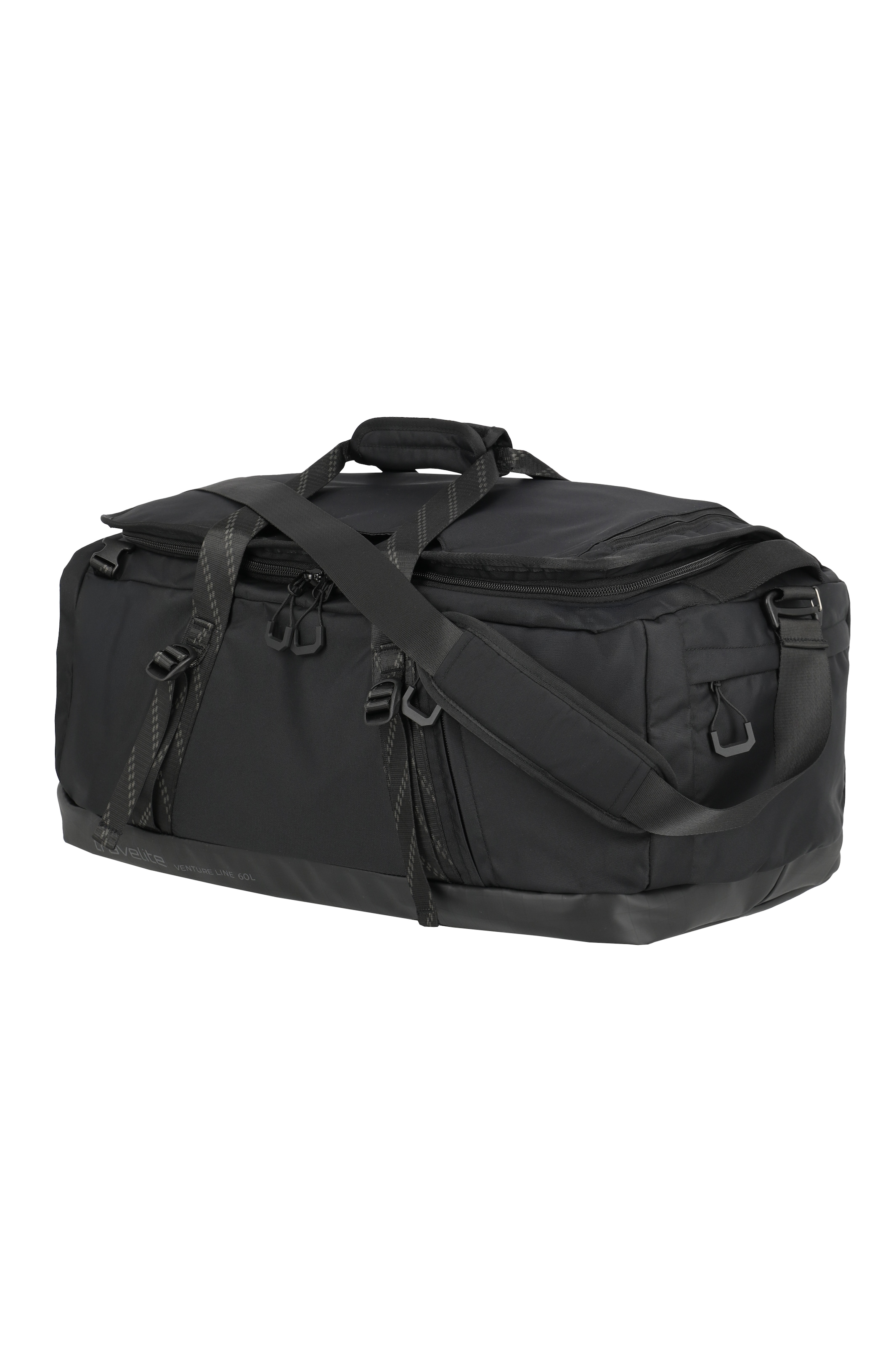 travelite Sac de voyage »VENTURE LINE Duffle Bag« en nylon robuste avec options de port flexibles et compartiment à chaussures