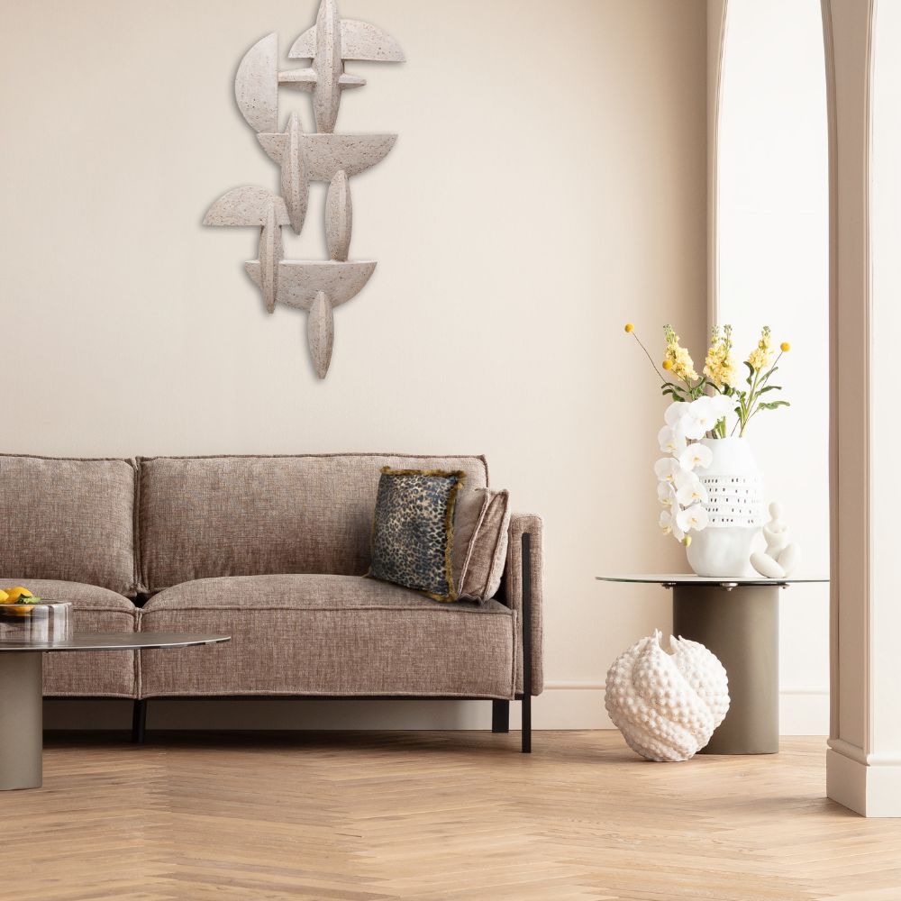 Kare Design Dekokissen »Leo Fringe, Kissenhülle mit Füllung, 55x55 cm« stützt Kopf und Nacken angenehm und sorgt für erholsamen Schlaf