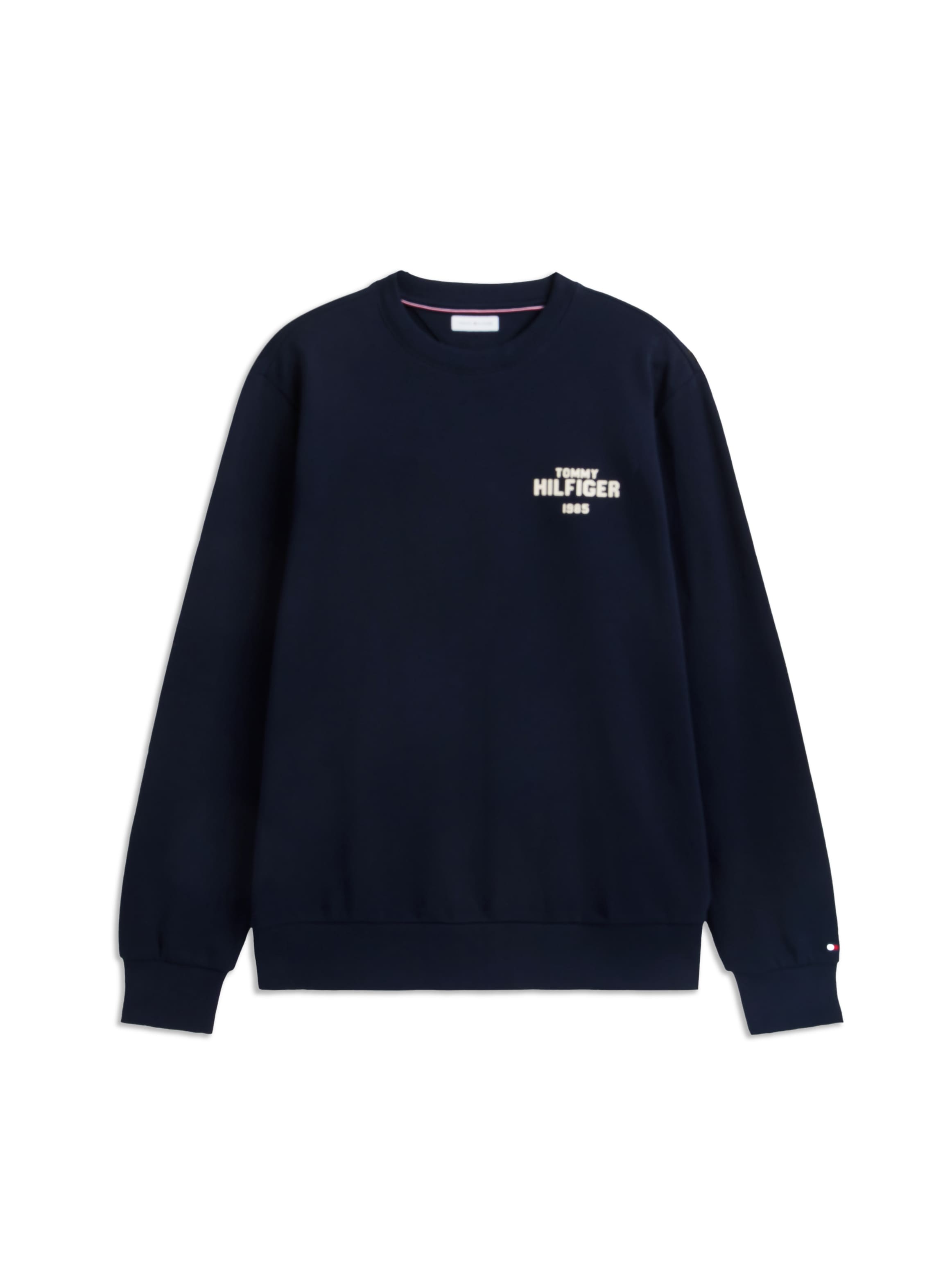 Tommy Hilfiger Sweatshirt »HILFIGER 1985 REF TERRY CREW«, aus Baumwoll-Terry, Regular Fit
