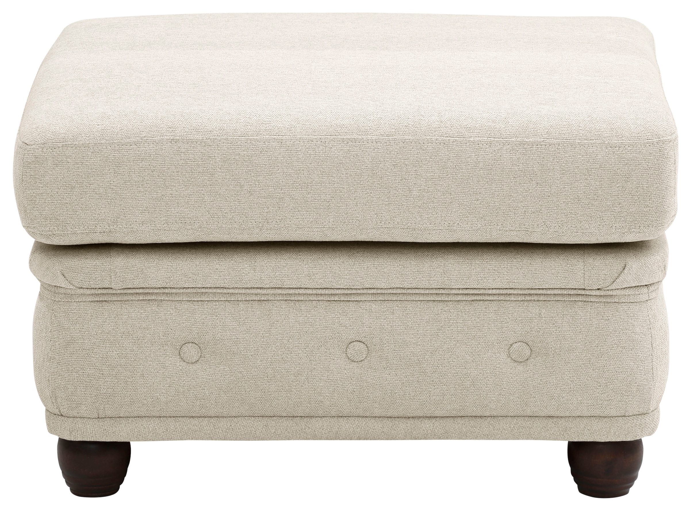 Home affaire Polsterhocker »New Castle«, passend zur "New Castle"-Serie, B/T/H: 75/70/45 cm