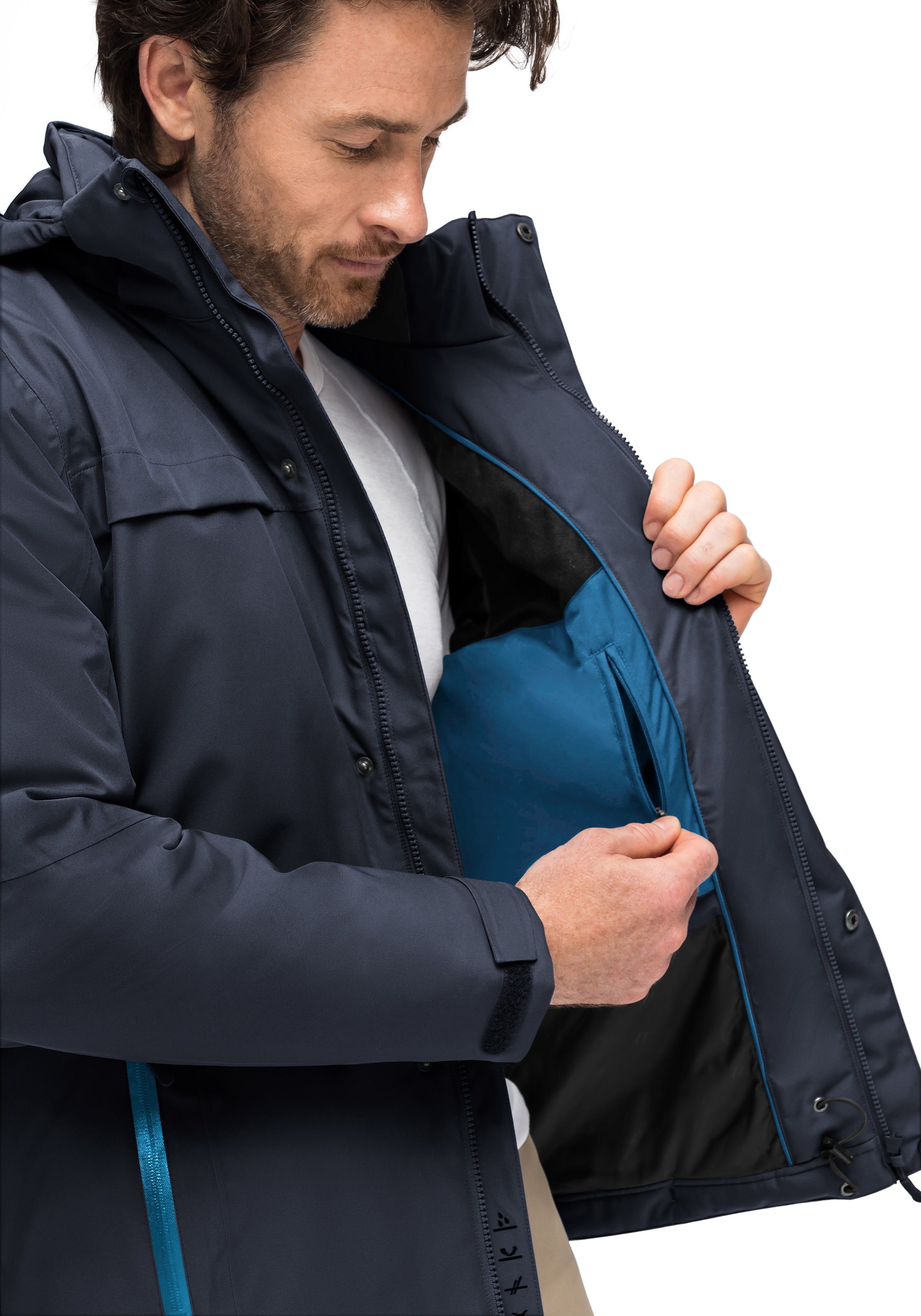 Maier Sports Funktionsjacke »Peyor M«, Herren Jacke, warm wattierte Winterjacke, wind/wasserdicht, Regular Fit