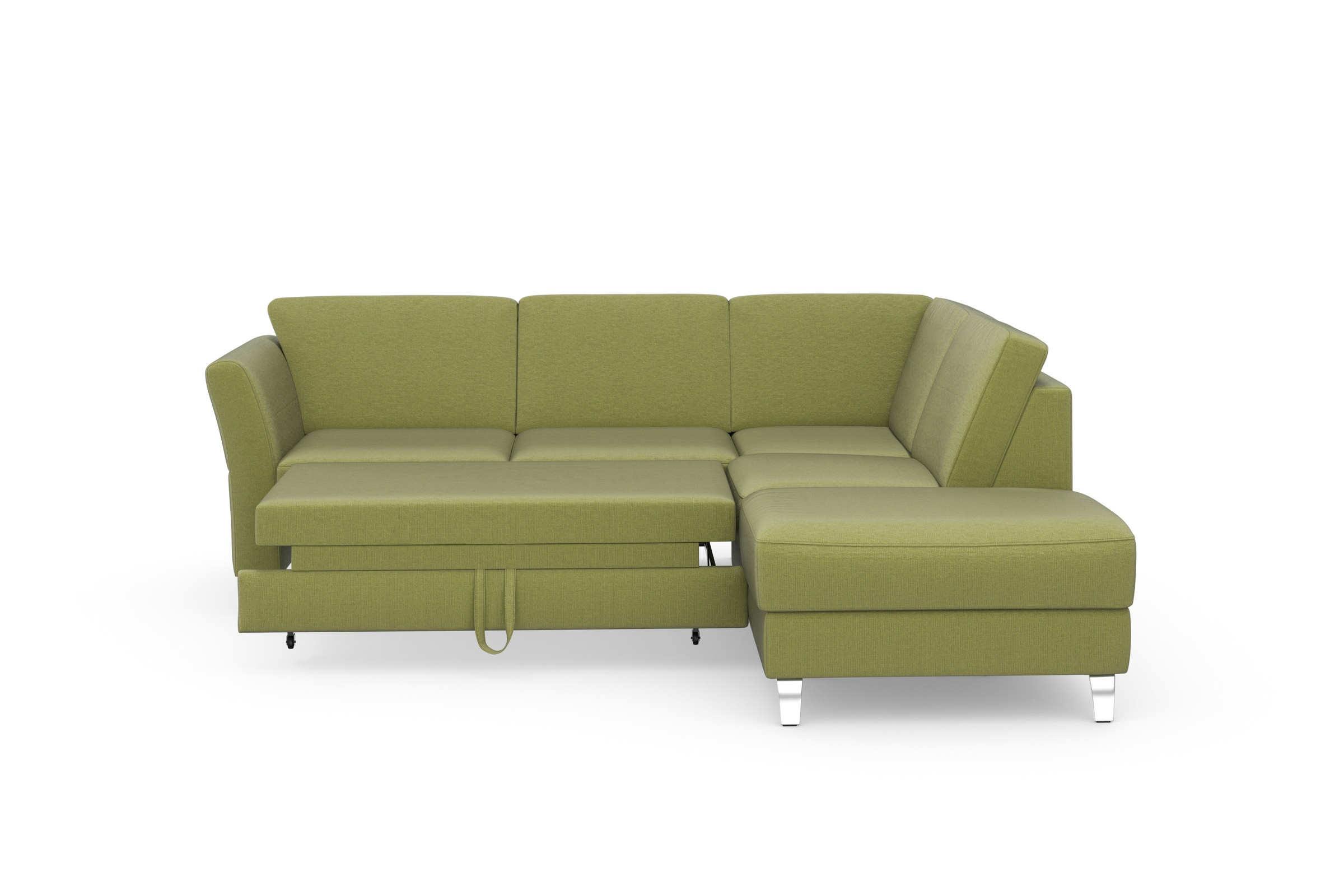 sit&more Ecksofa »Visby L-Form«, Wahlweise mit Bettfunktion und Stauraum, frei im Raum stellbar