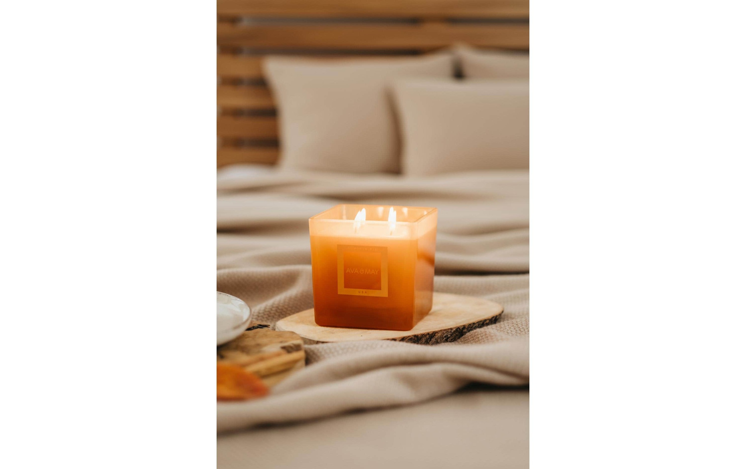 AVA & MAY Duftkerze »Pumpkin Pie, 550 g«