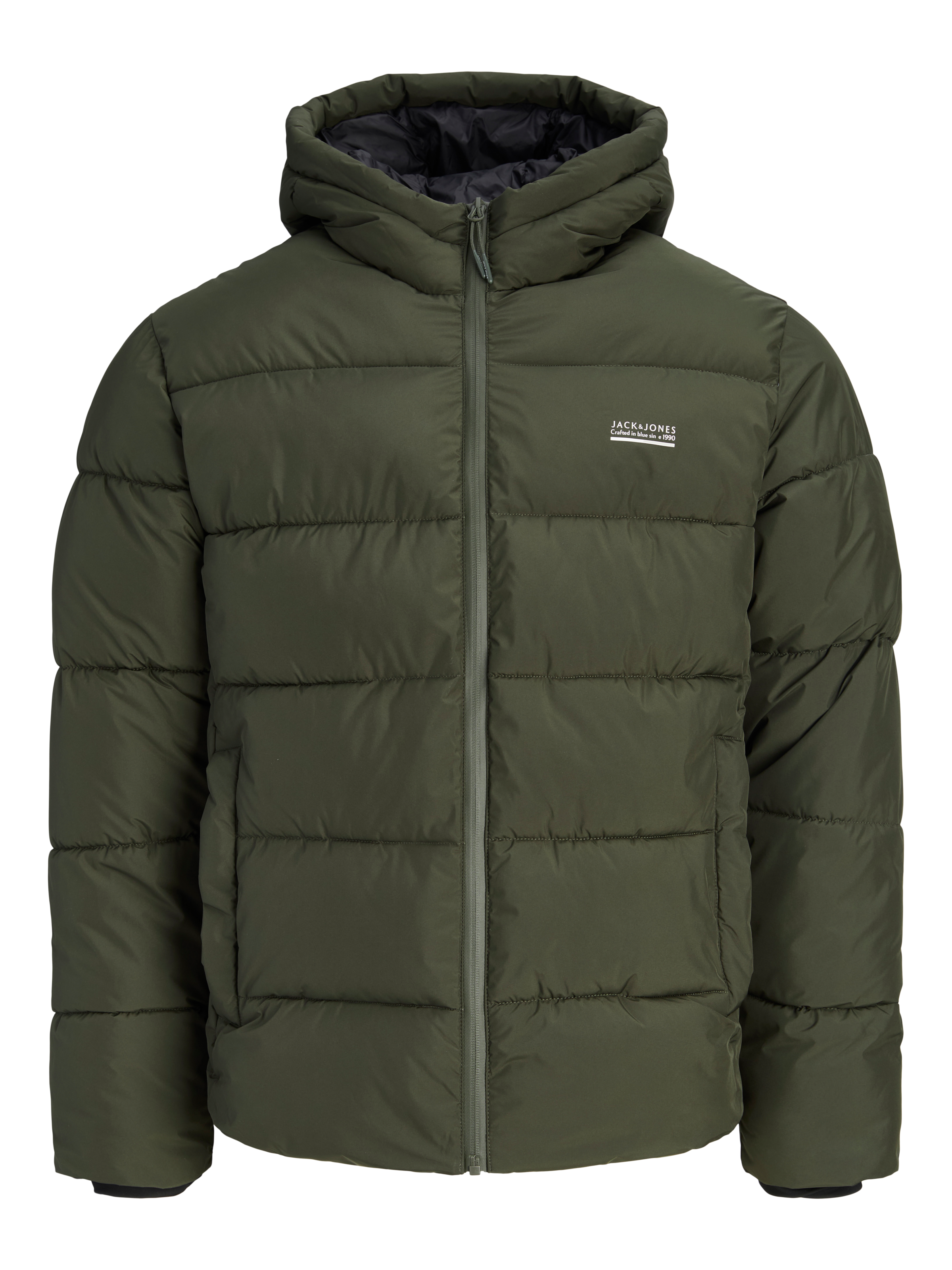 Image of Jack & Jones Steppjacke "JJEFREDDIE PUFFER HOOD" mit Kapuze Kunstfaser, regular fit