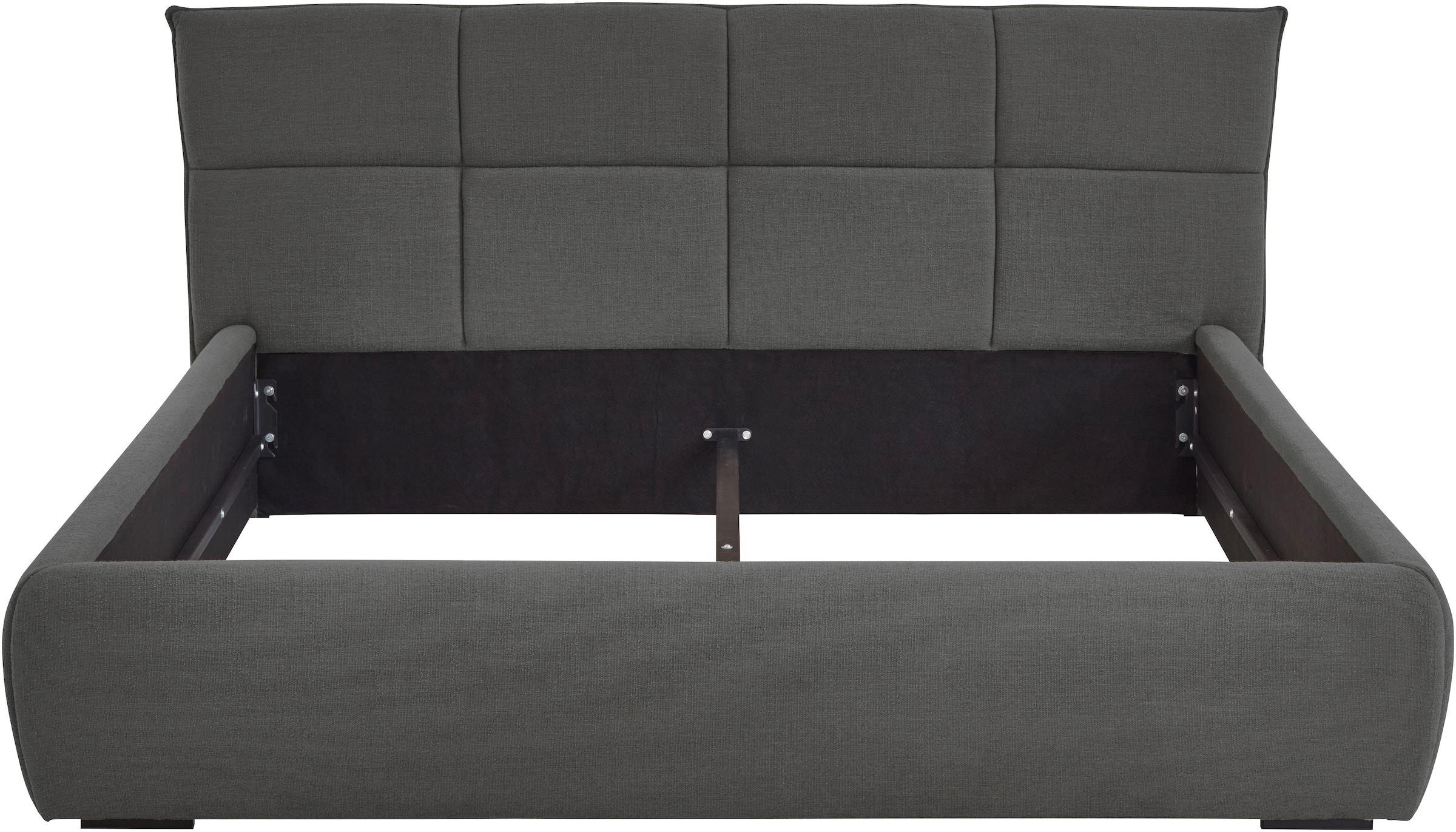 ATLANTIC home collection Polsterbett »Narin in verschiedenen Grössen« Polsterbett, Bezug mit Bouclé Charakter